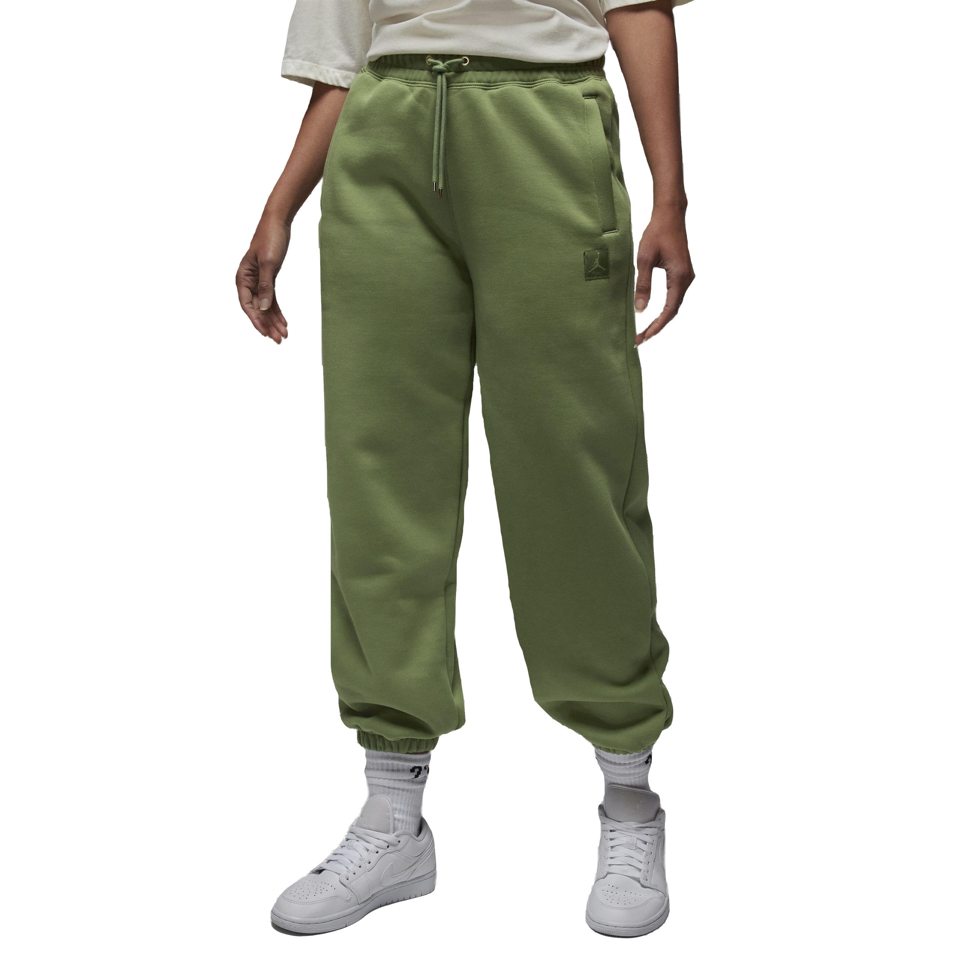 Jordan Women's Flight Fleece Pants - OLIVE Thumbnail View 1