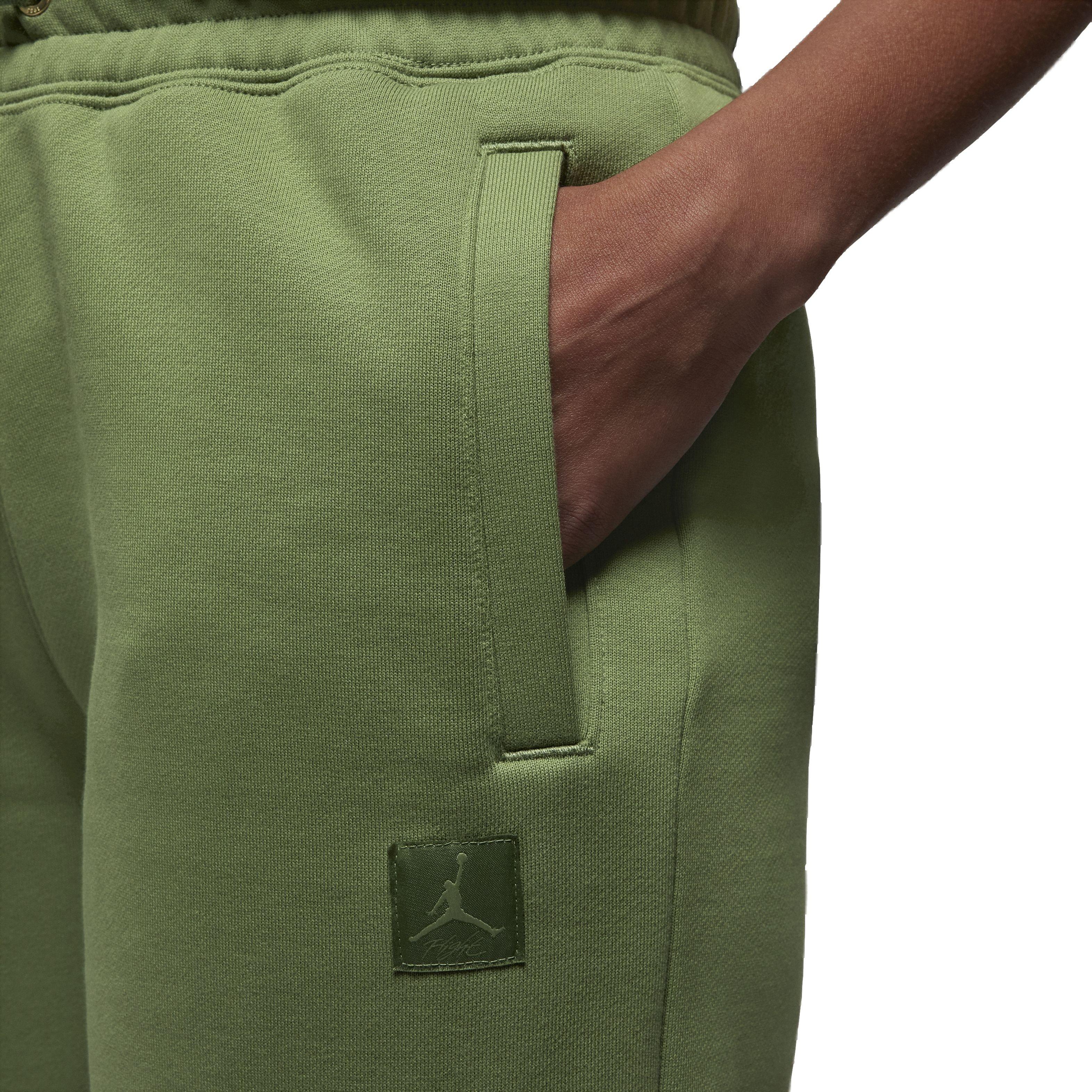 Jordan Women's Flight Fleece Pants - OLIVE Thumbnail View 3