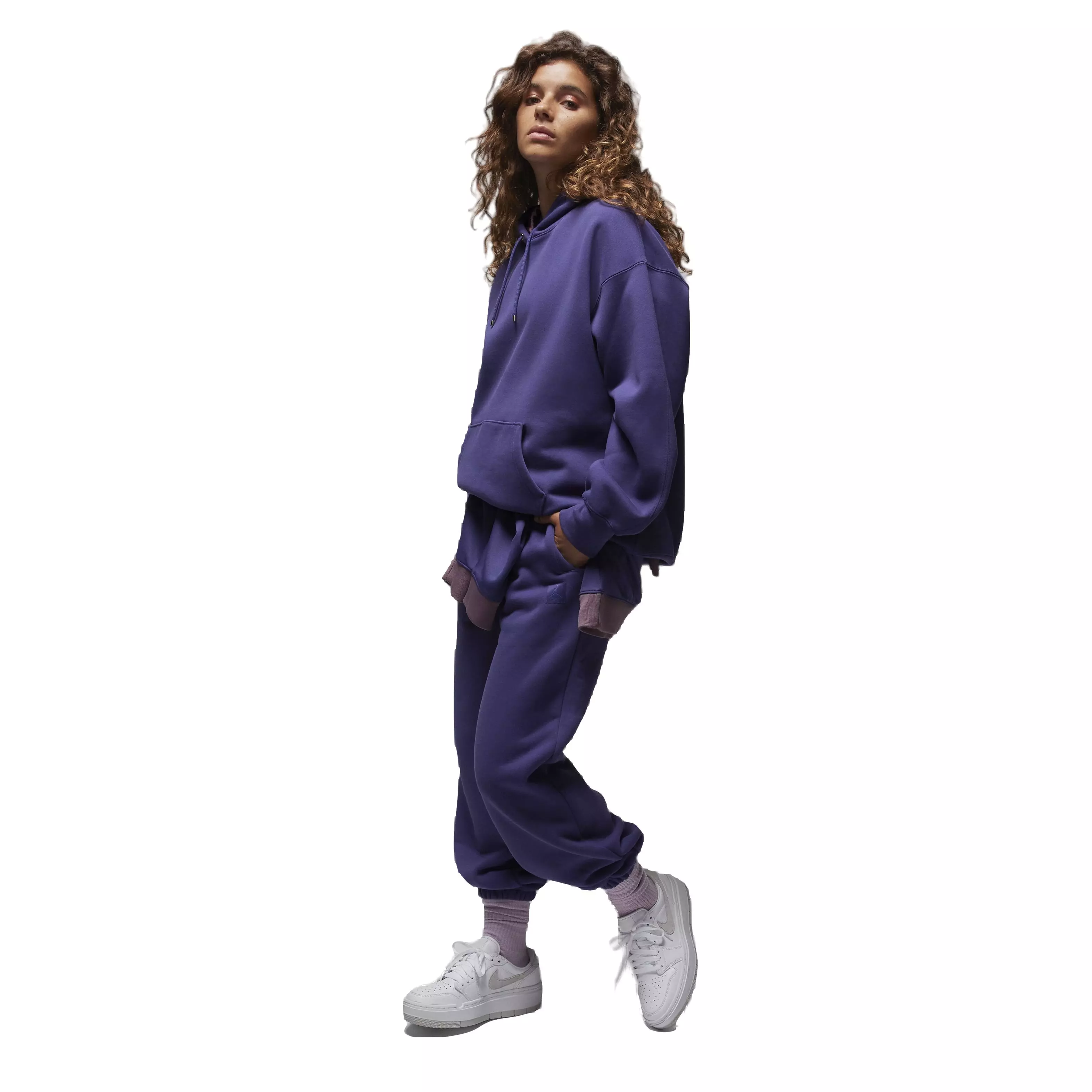 Jordan Women's Flight Fleece Pants - PURPLE