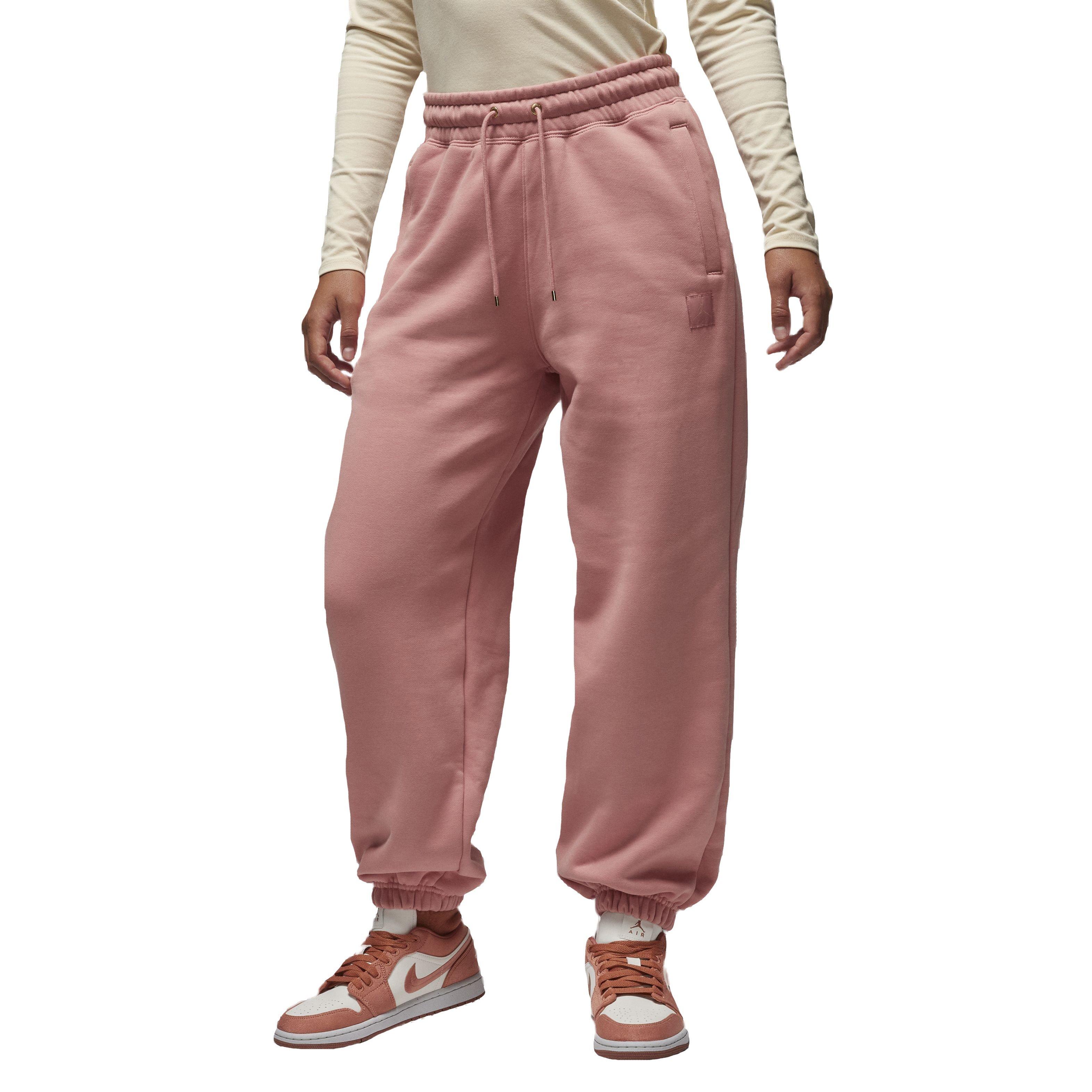 Jordan Women's Flight Fleece Pants - PINK Thumbnail View 1