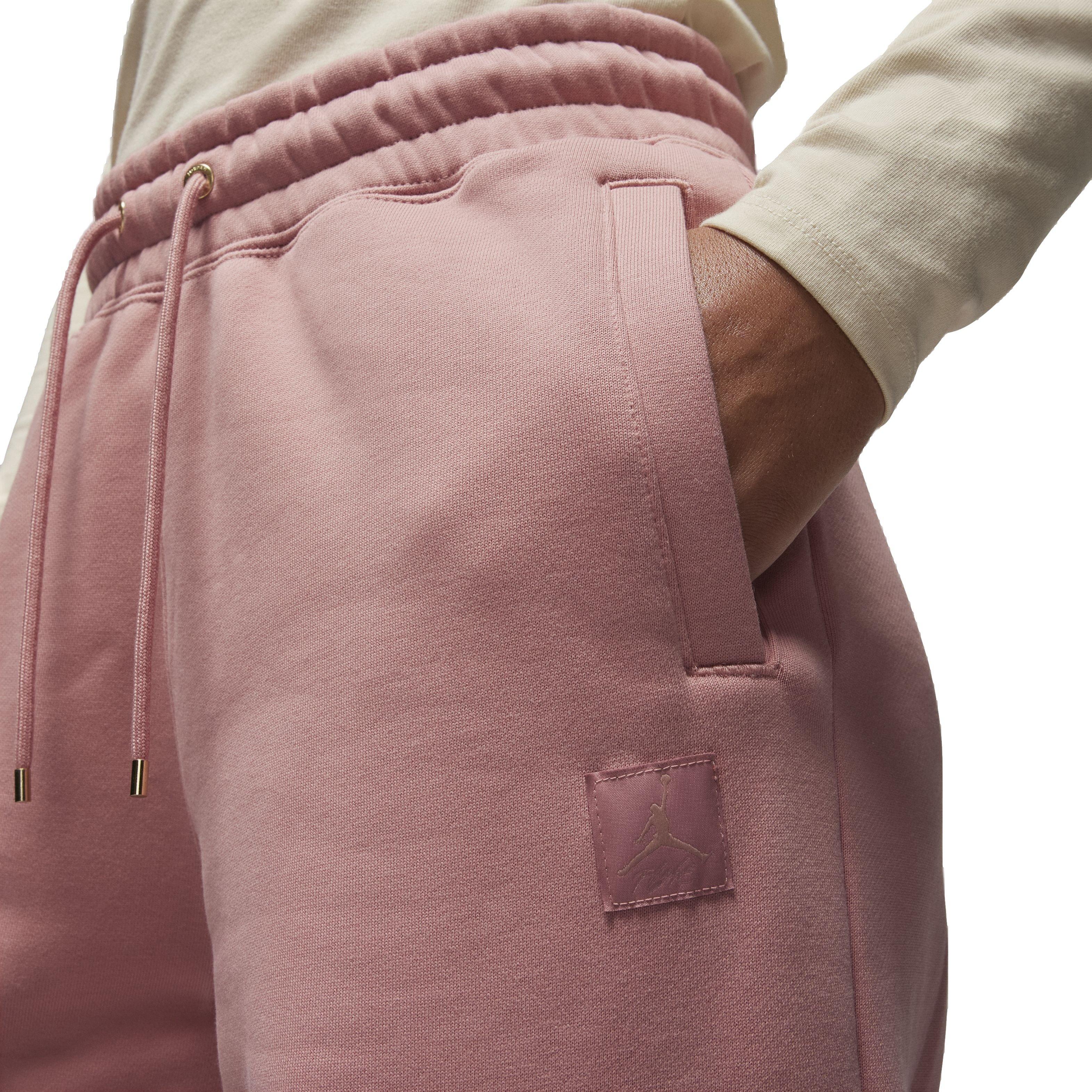 Jordan Women's Flight Fleece Pants - PINK Thumbnail View 3