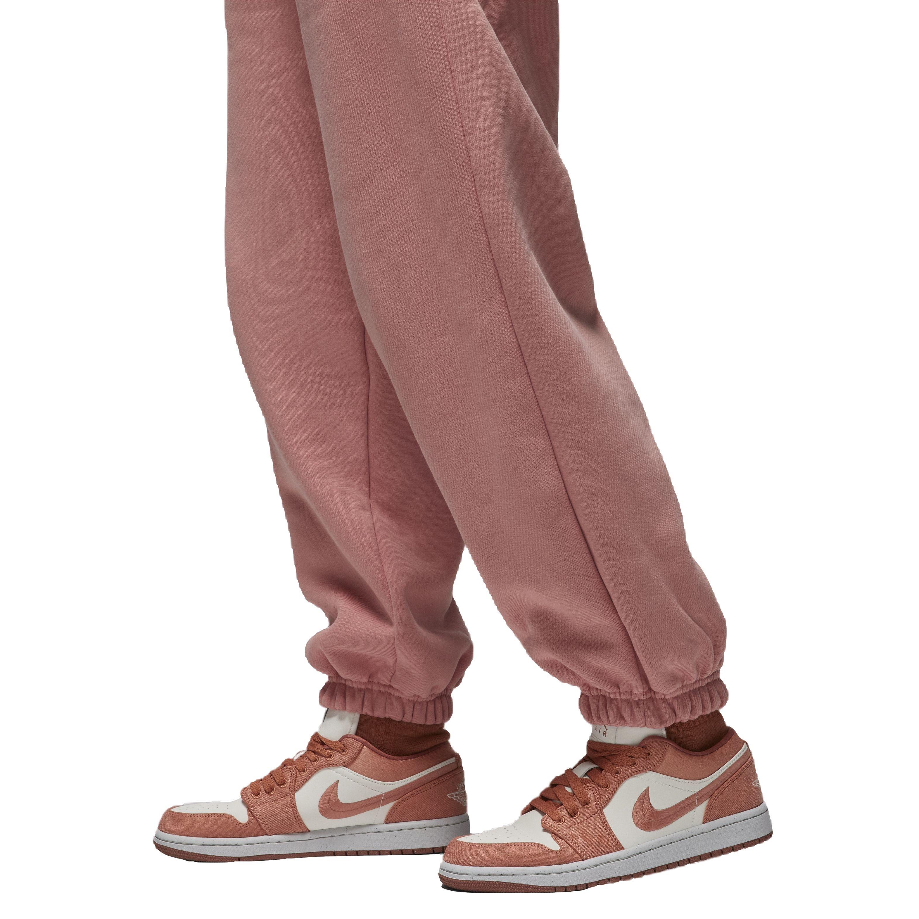 Jordan Women's Flight Fleece Pants - PINK Thumbnail View 4