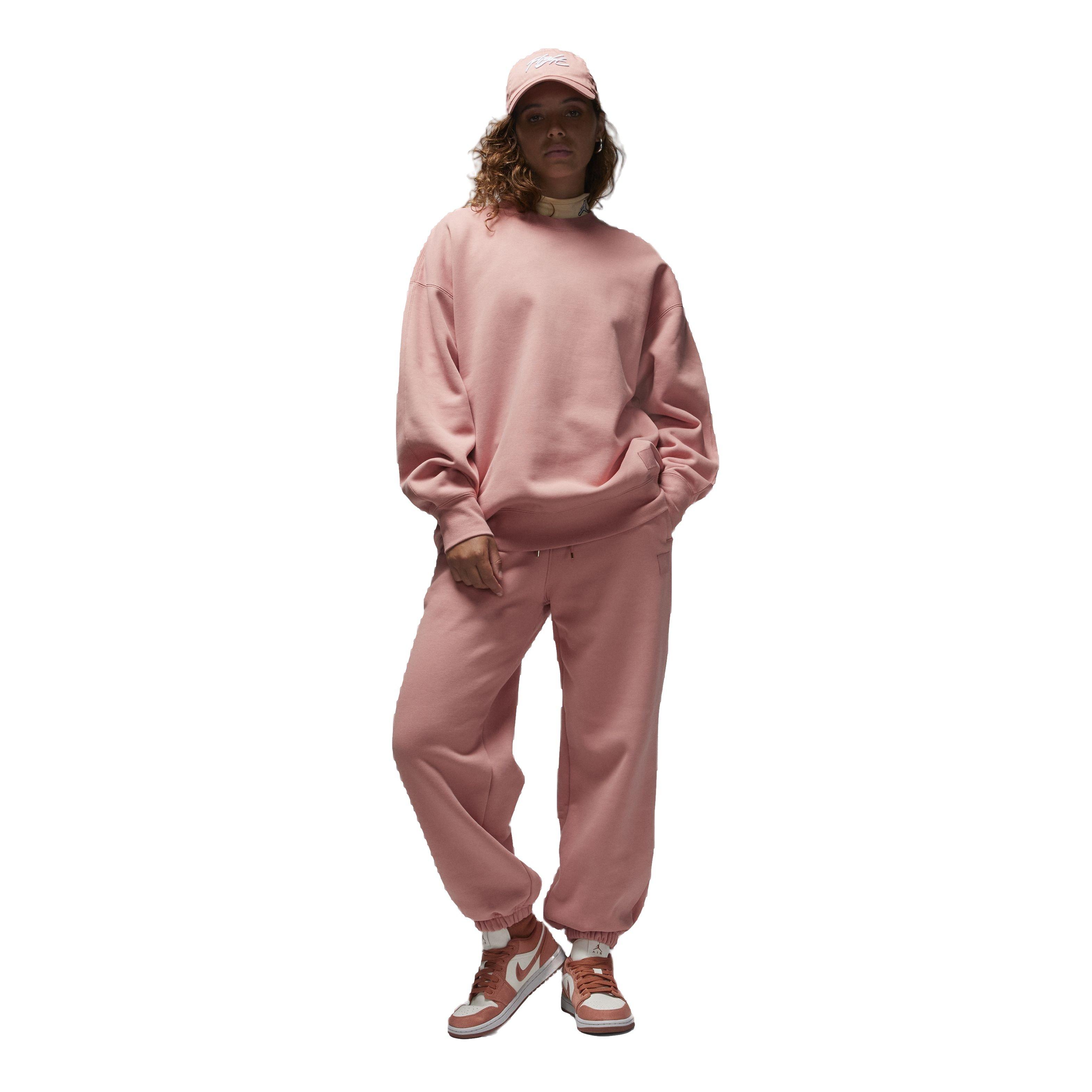 Jordan Women's Flight Fleece Pants - PINK Thumbnail View 5