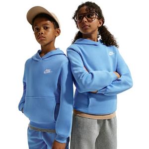 Nike Big Kids' Sportswear Club Fleece Pullover Hoodie - Blue