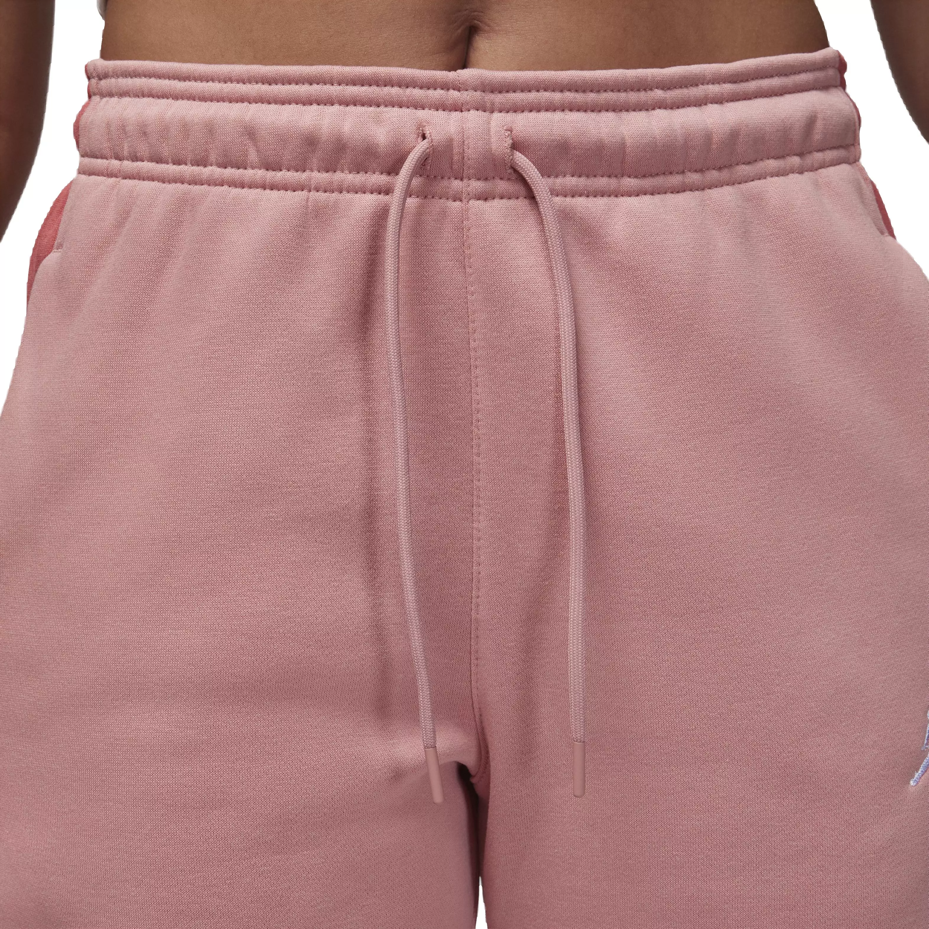 Jordan Women's Color-Block Brooklyn Fleece Pants - PINK
