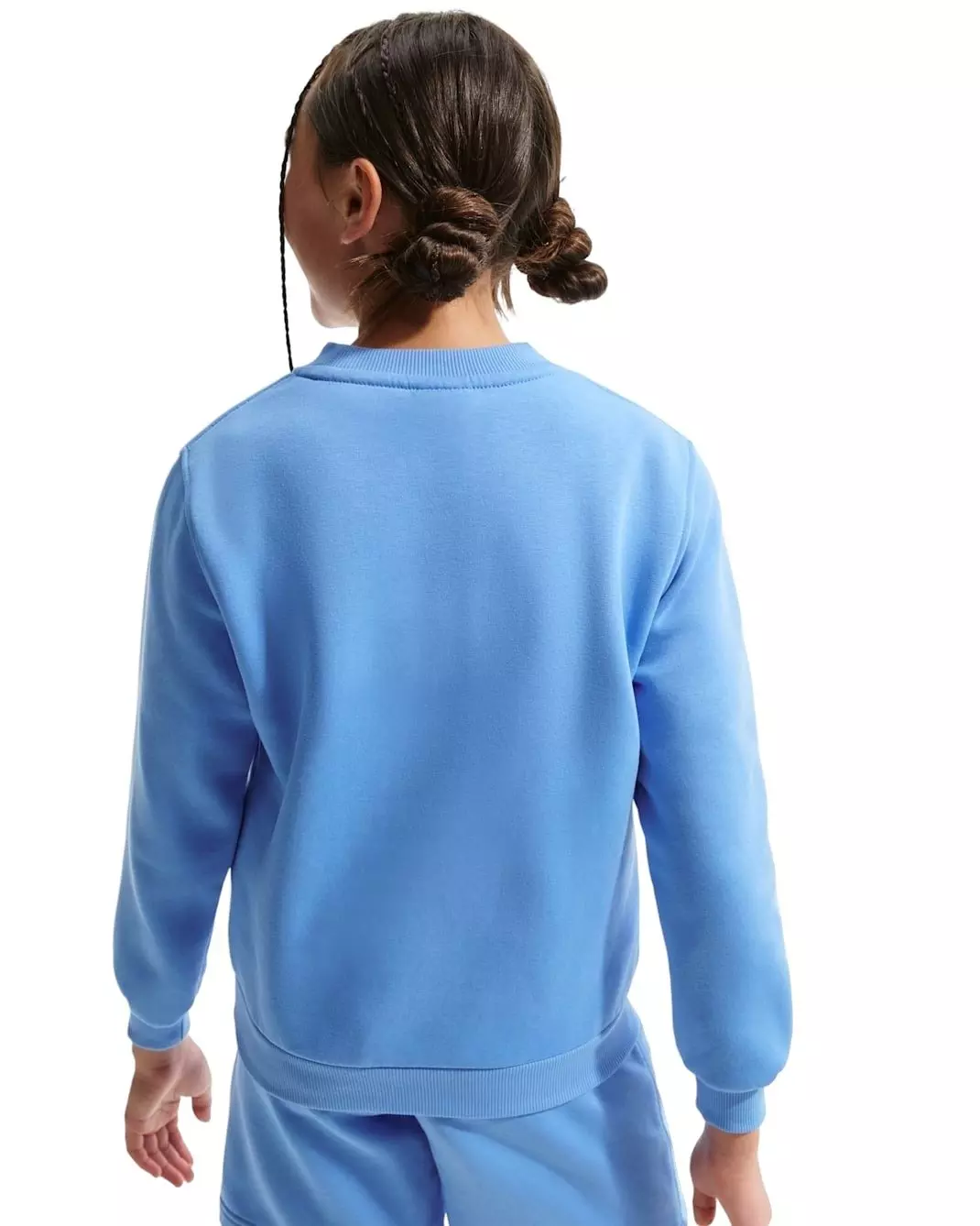 Nike Big Kids' Sportswear Club Fleece Crewneck - Blue - BLUE