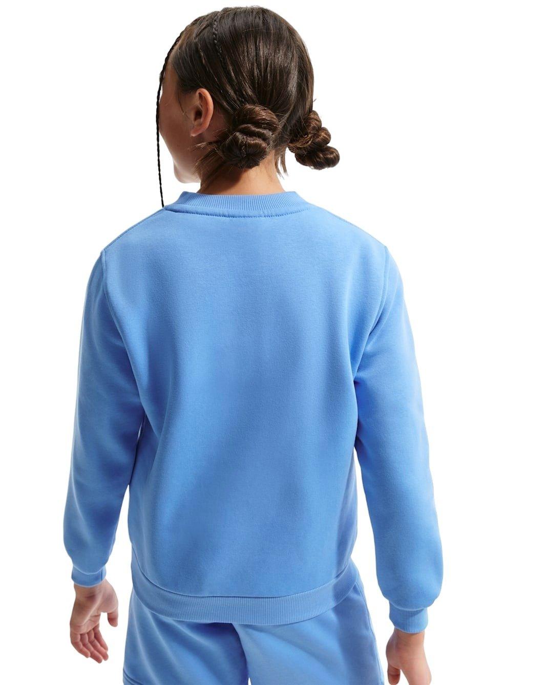 Nike Sportswear Club Fleece Big Kids' Blue Crewneck Sweatshirt