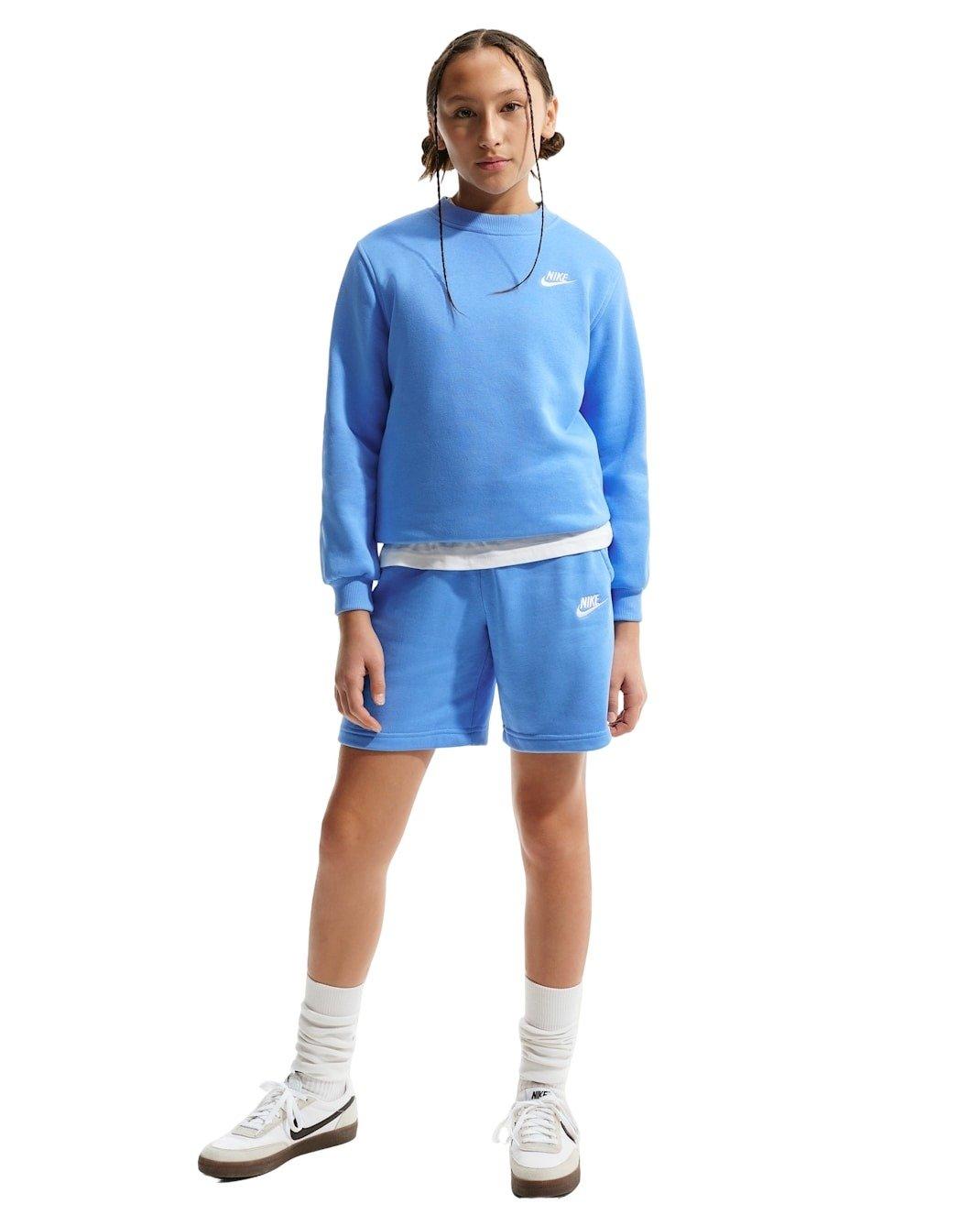 Nike Sportswear Club Fleece Big Kids' Blue Sweatshirt