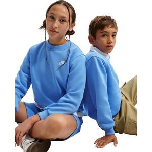 Nike Big Kids' Sportswear Club Fleece Crewneck Sweatshirt - Blue