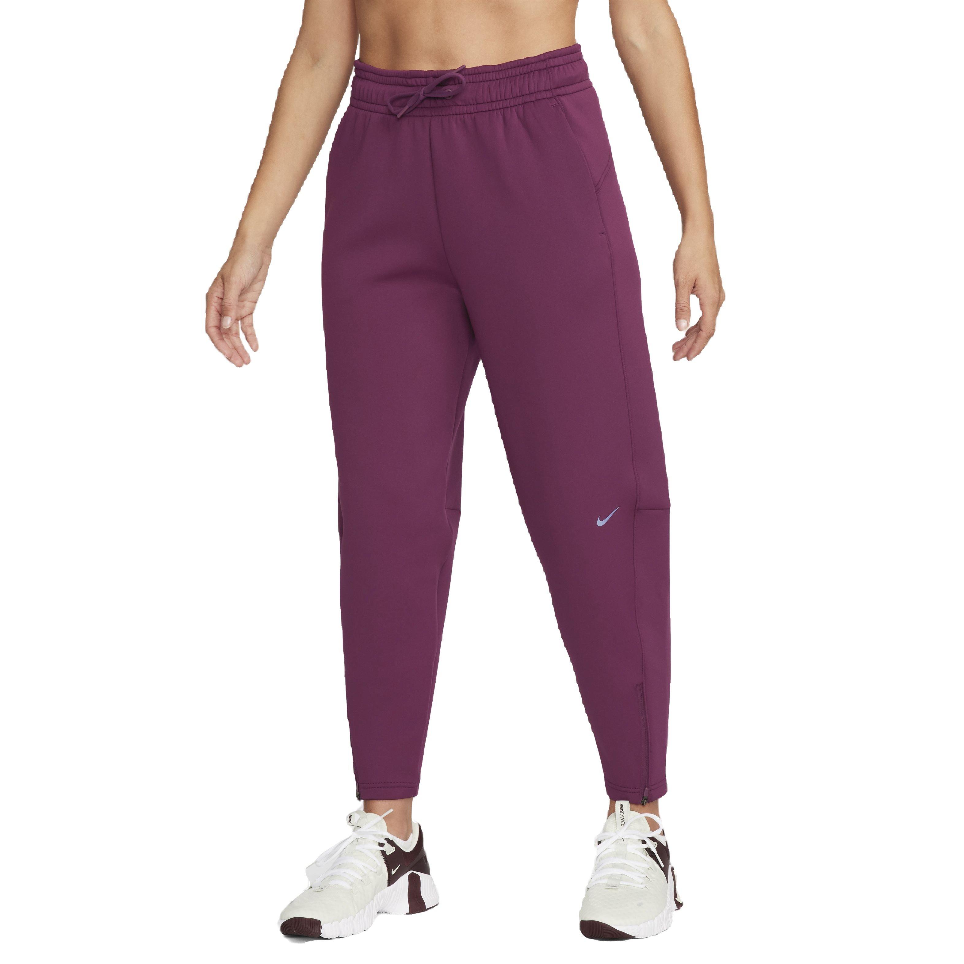 Nike Women's Dri-FIT Prima High-Rise 7/8 Training Pants - Bordeaux