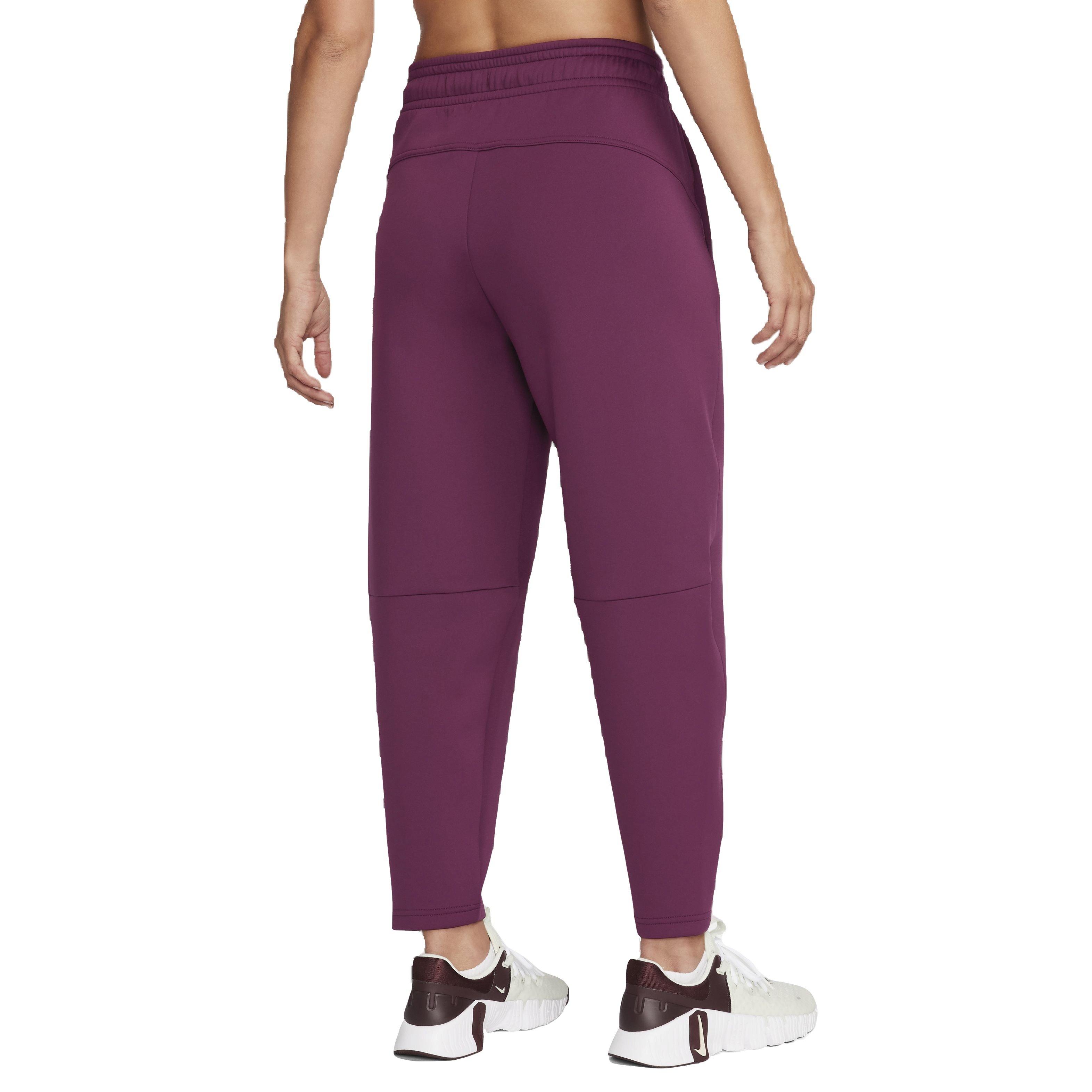 Nike Women s Dri FIT Prima High Rise 7 8 Training Pants Bordeaux