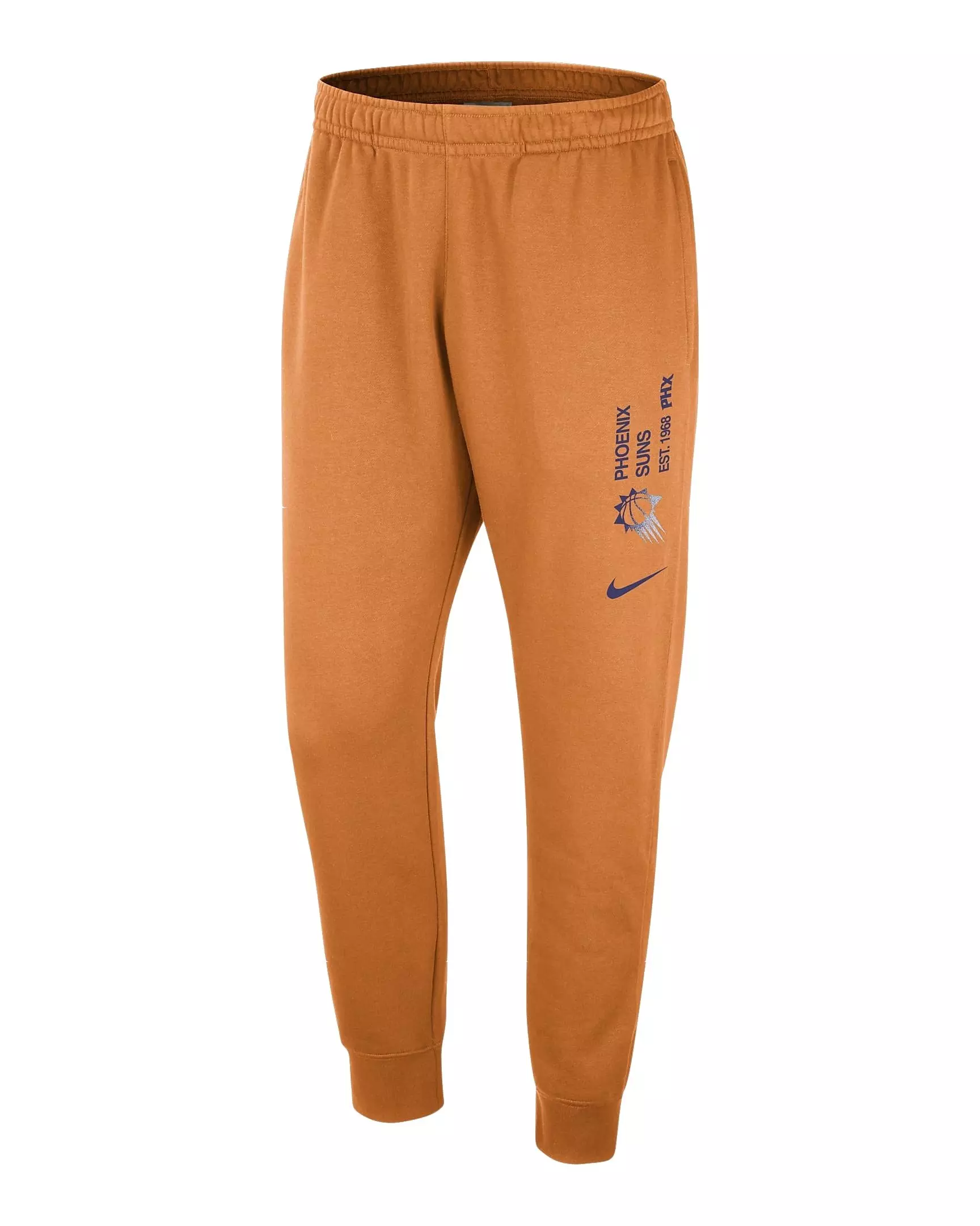 Nike Men's NBA Phoenix Suns Club Courtside Joggers -Orange - ORANGE