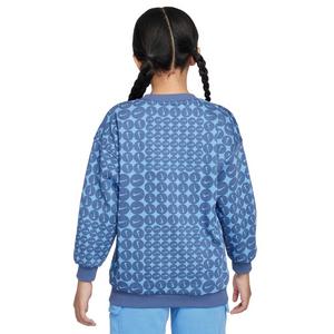 Nike Big Girls' Sportswear Club Fleece Oversized Crew-Neck Sweatshirt