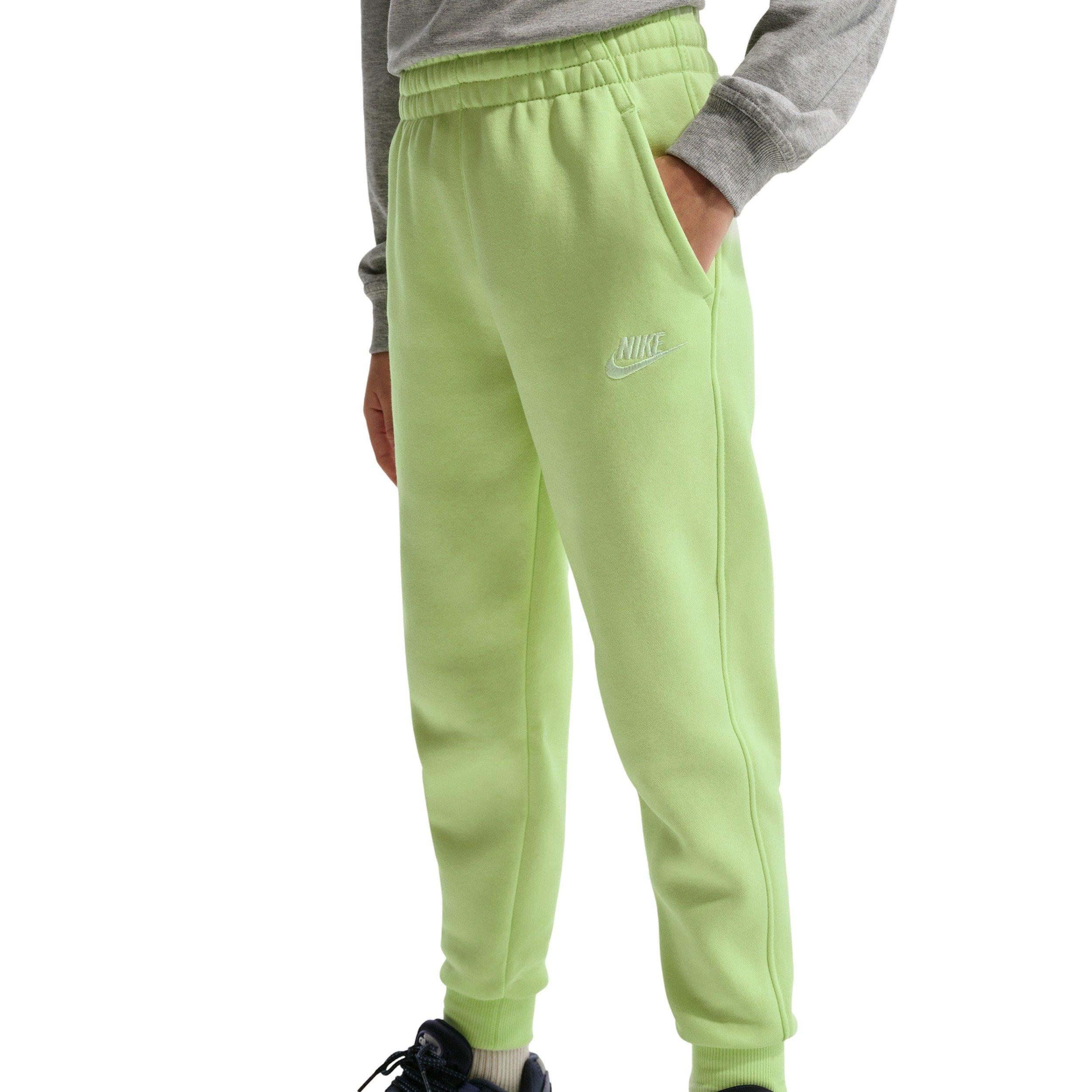 Nike Big Kids' Sportswear Club Futura Graphic Fleece Joggers - Green - GREEN Thumbnail View 2