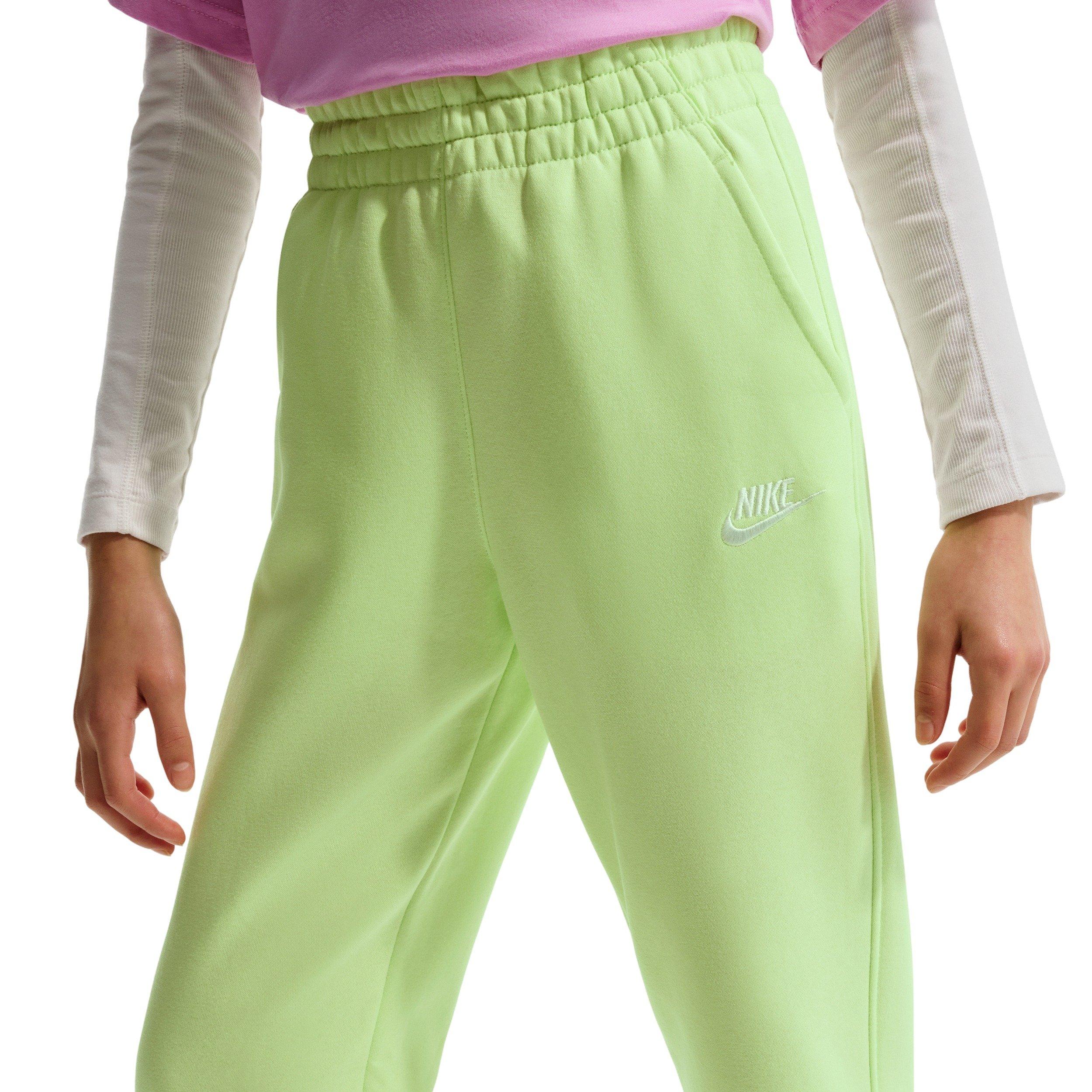 Nike Big Kids' Sportswear Club Futura Graphic Fleece Joggers - Green - GREEN Thumbnail View 3