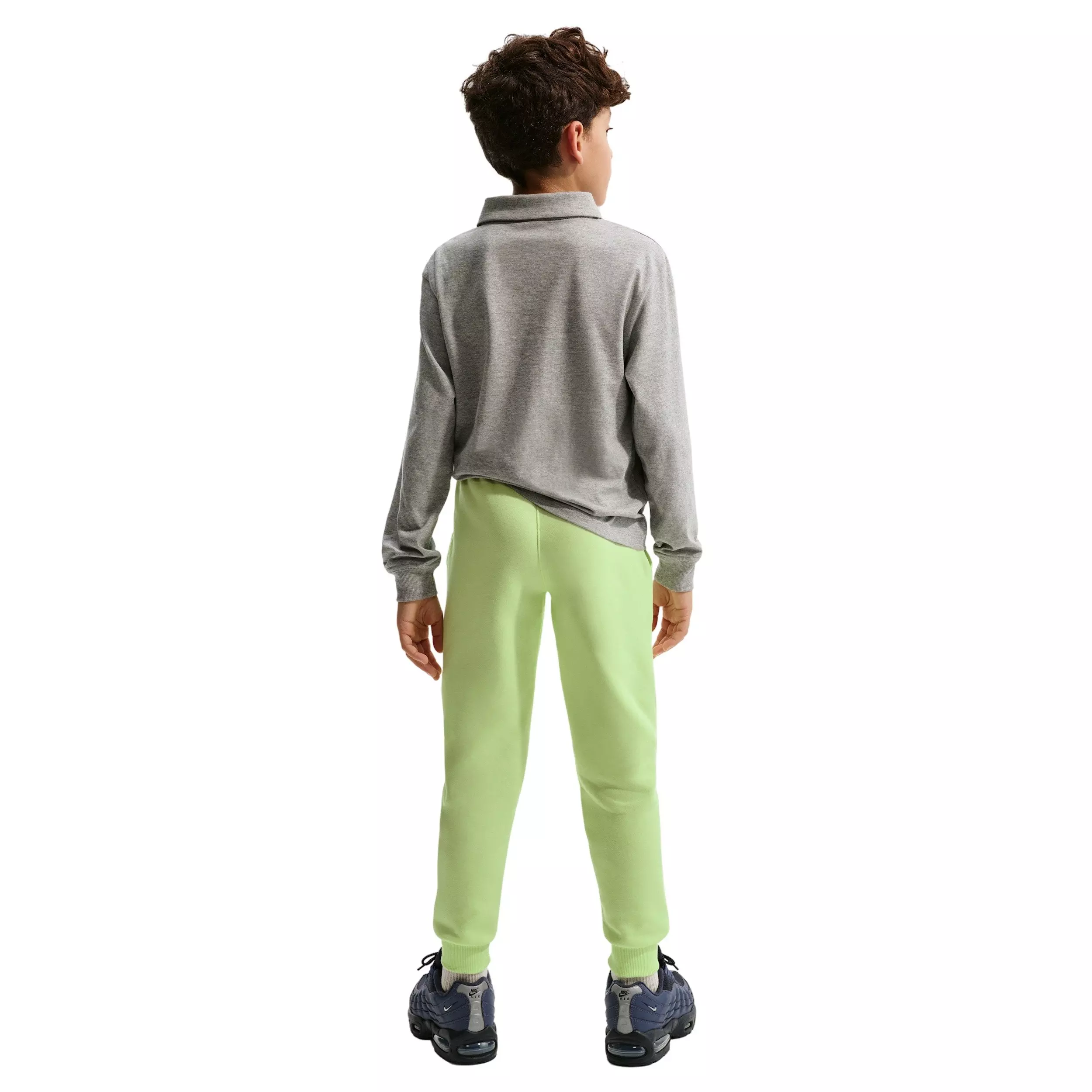 Nike Big Kids' Sportswear Club Futura Graphic Fleece Joggers - Green - GREEN