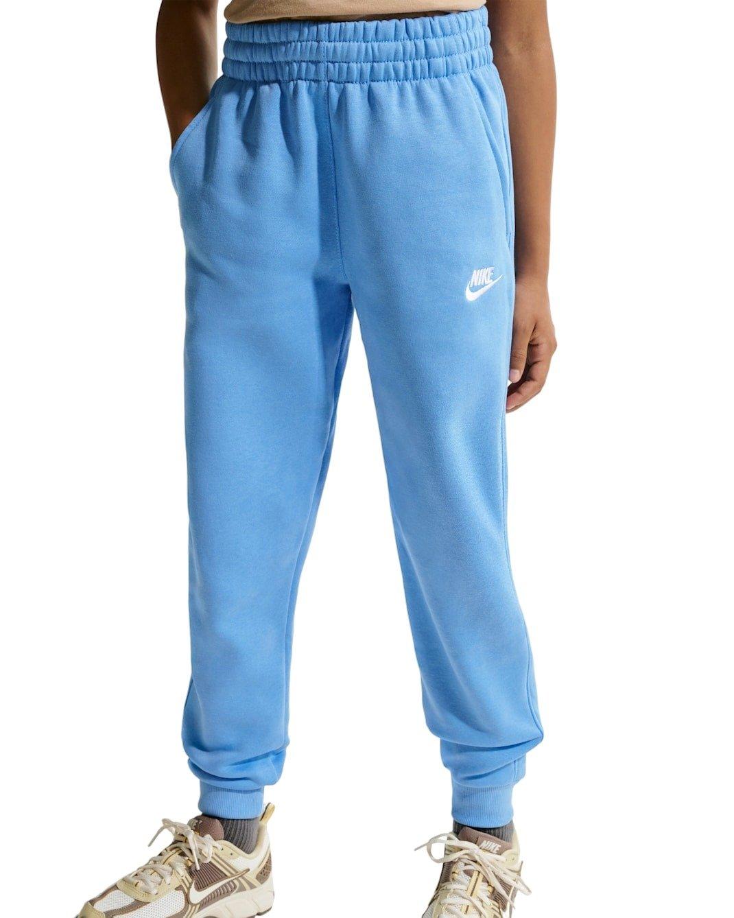 Nike Big Kids' Sportswear Club Futura Graphic Fleece Blue Joggers