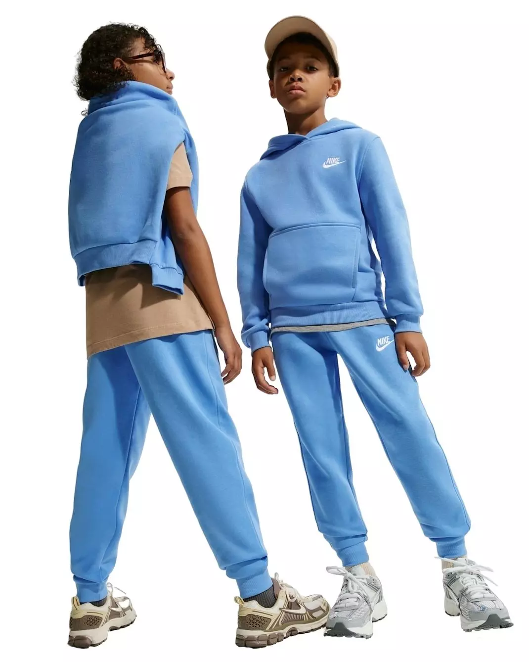 Nike Big Kids' Sportswear Club Fleece Joggers - Blue - BLUE