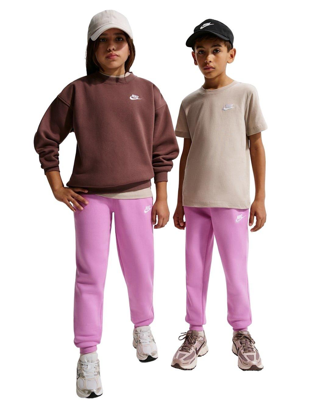 Nike Big Kids' Sportswear Club Fleece Joggers - Lt Magenta - LT MAGENTA Thumbnail View 1