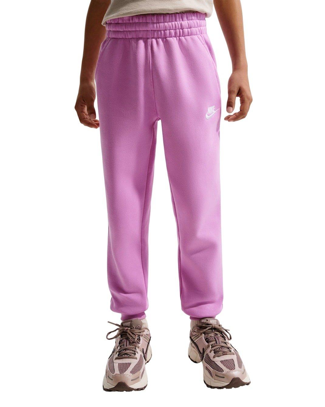 Nike Big Kids' Sportswear Club Fleece Joggers - Lt Magenta - LT MAGENTA Thumbnail View 2