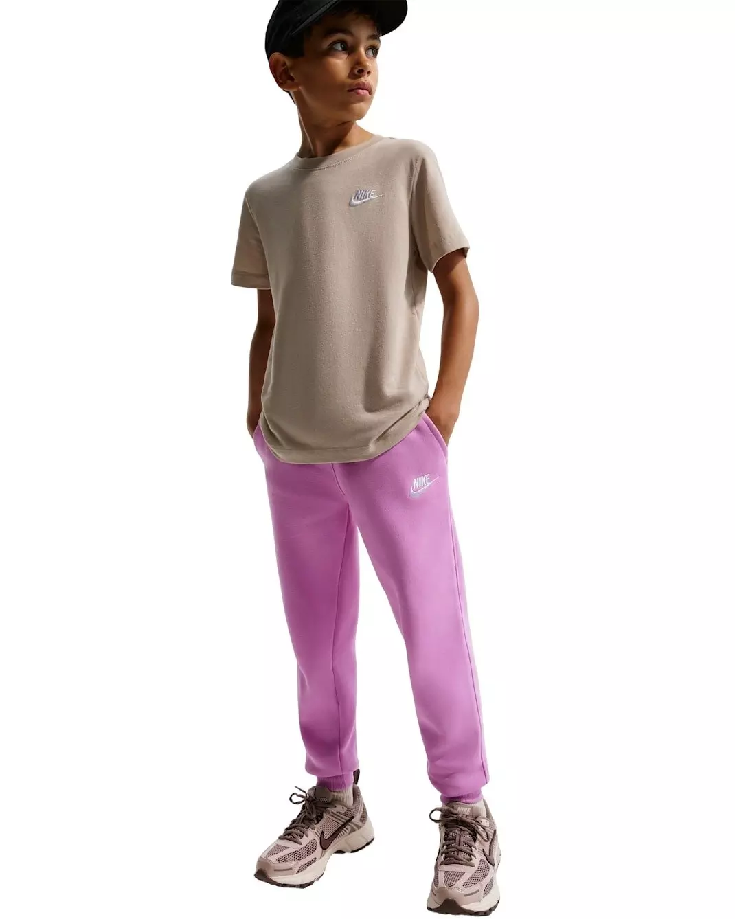 Nike Big Kids' Sportswear Club Fleece Joggers - Lt Magenta - LT MAGENTA