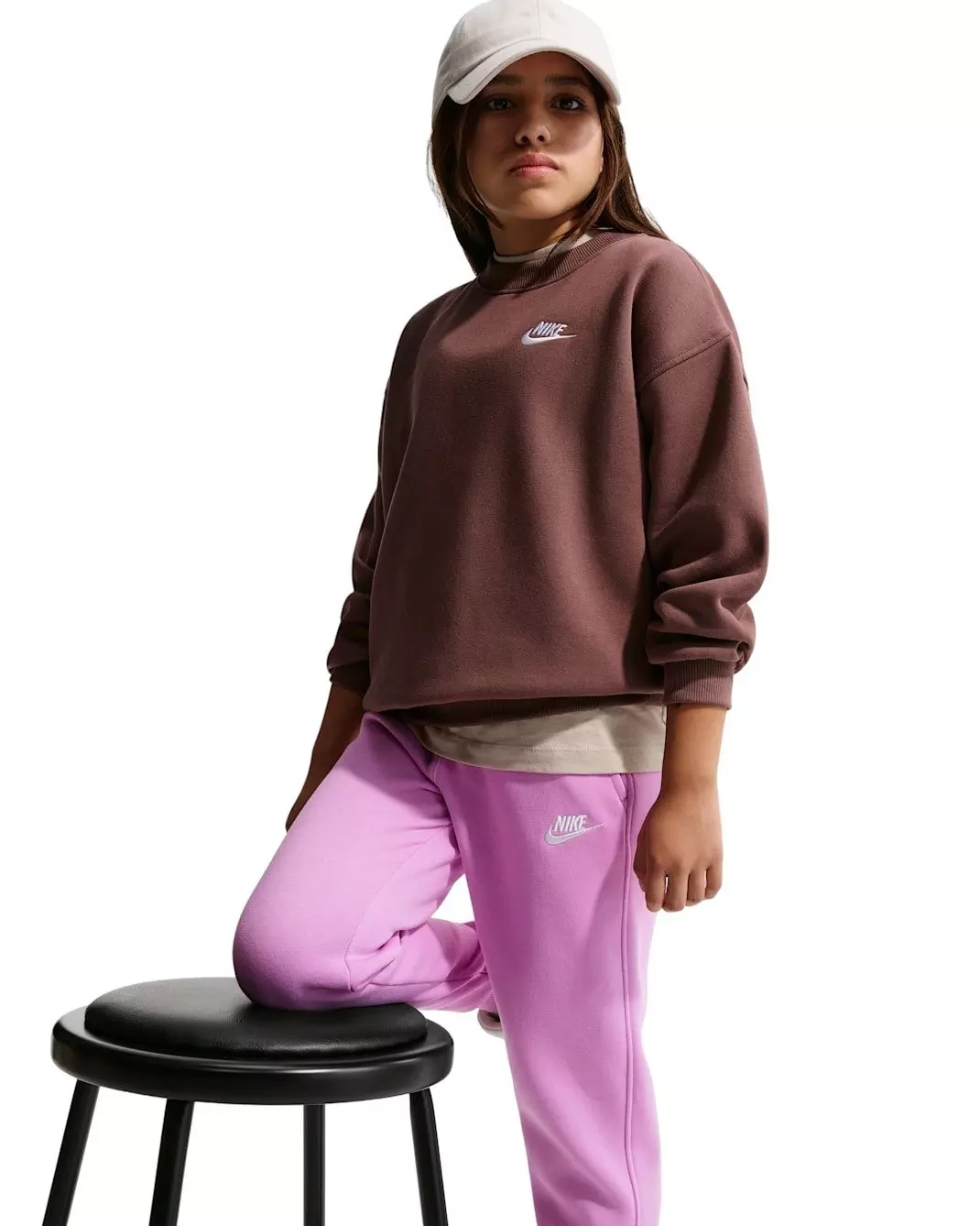 Nike Big Kids' Sportswear Club Fleece Joggers - Lt Magenta - LT MAGENTA