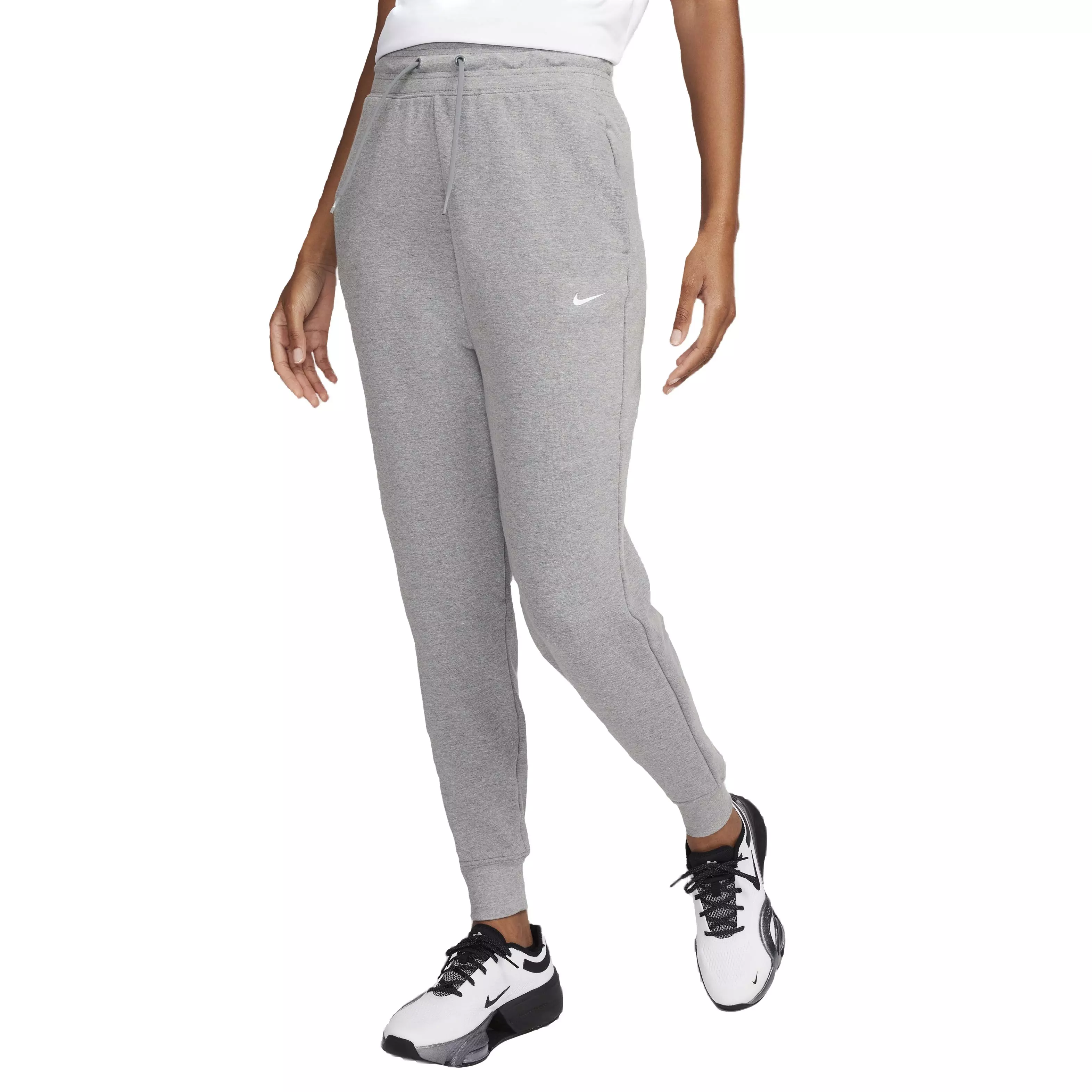 Nike Dri-FIT One Women's High-Waisted 7/8 French Terry Joggers.