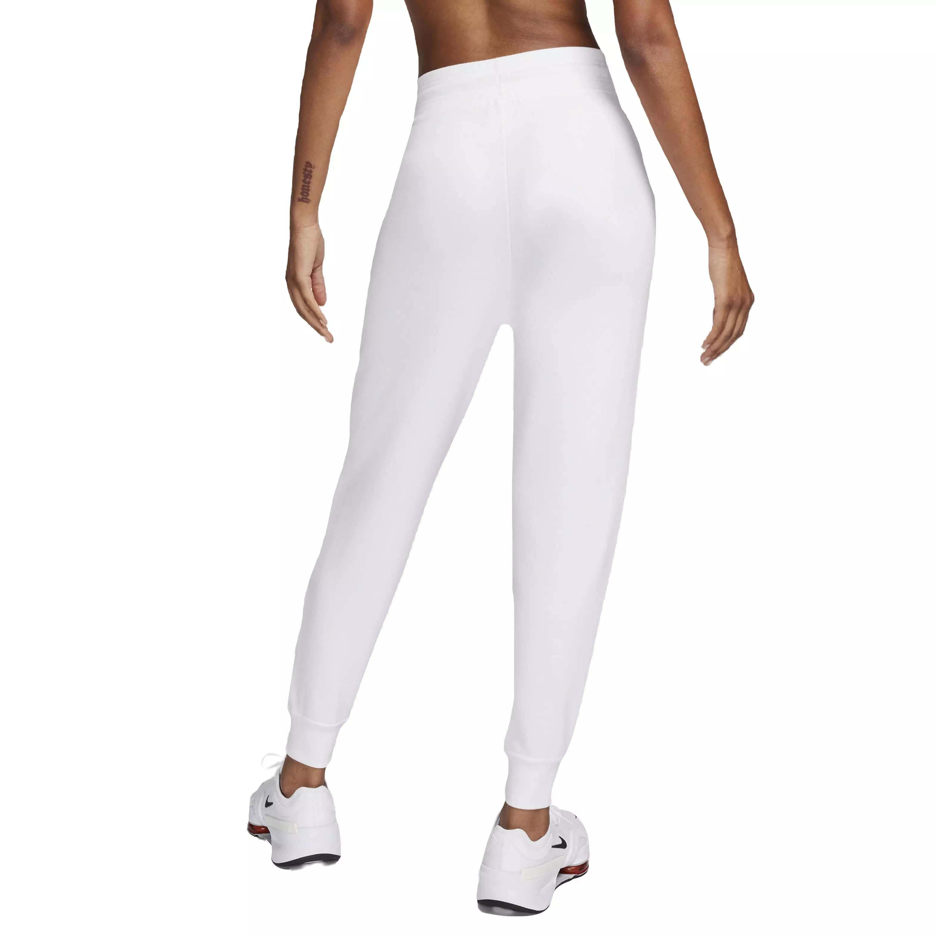 Nike Women's One Dri-FIT High-Rise 7/8 French Terry Joggers - GREY