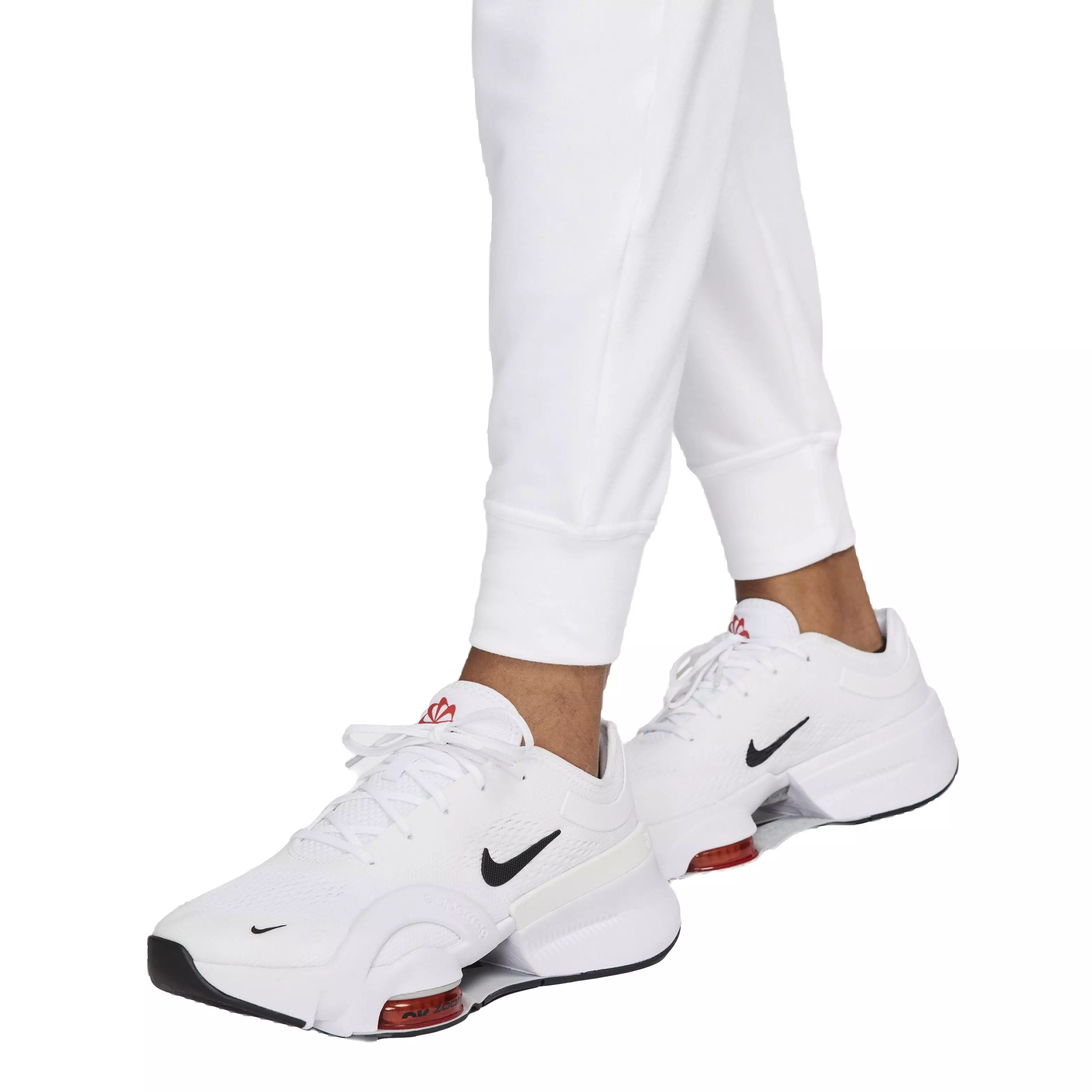 Nike Women's One Dri-FIT High-Rise 7/8 French Terry Joggers - GREY