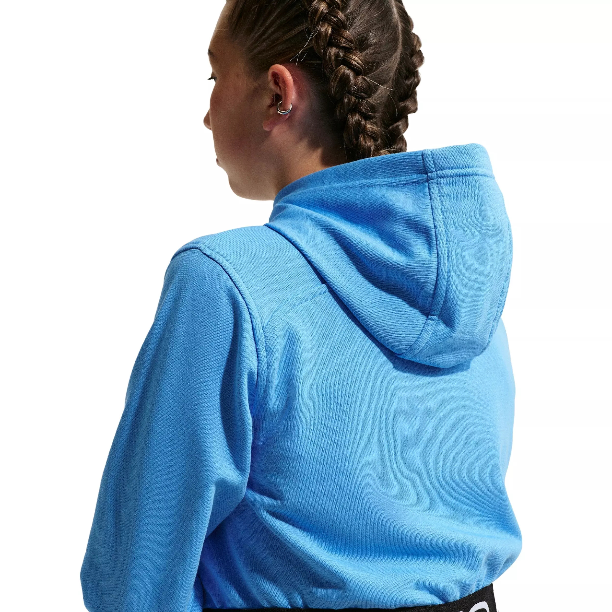 Nike Big Girls' Pro Fleece Dri-FIT Full-Zip Jacket - Blue - BLUE