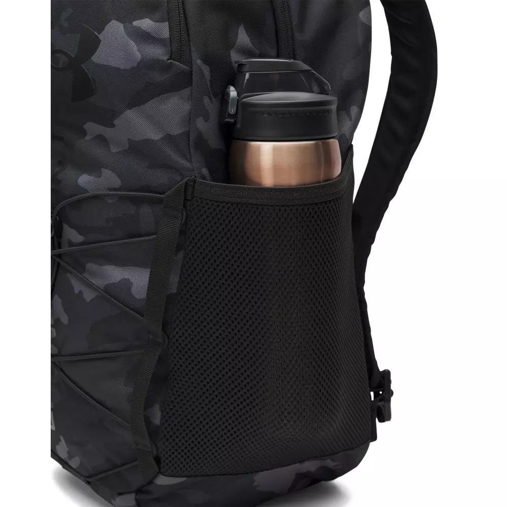 Under Armour Hustle Sport 6.0 Backpack - Black/Metallic Black - BLACK/BLACK