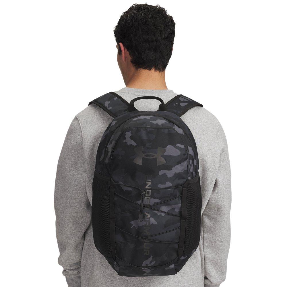 Under Armour Hustle Sport 6.0 Backpack - Black/Metallic Black - BLACK/BLACK Thumbnail View 5
