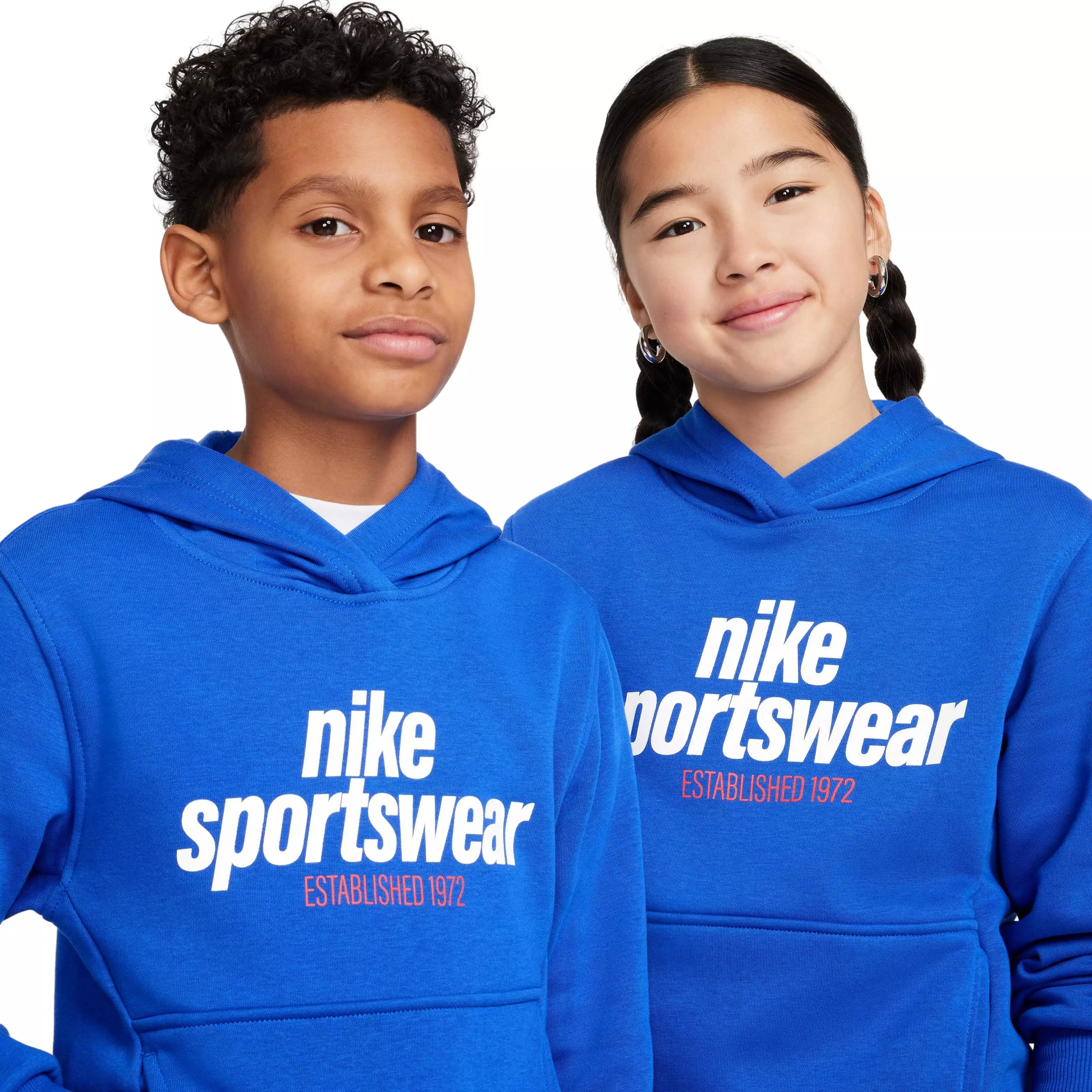 Nike Big Kids' Sportswear Club Fleece Hoodie - ROYAL