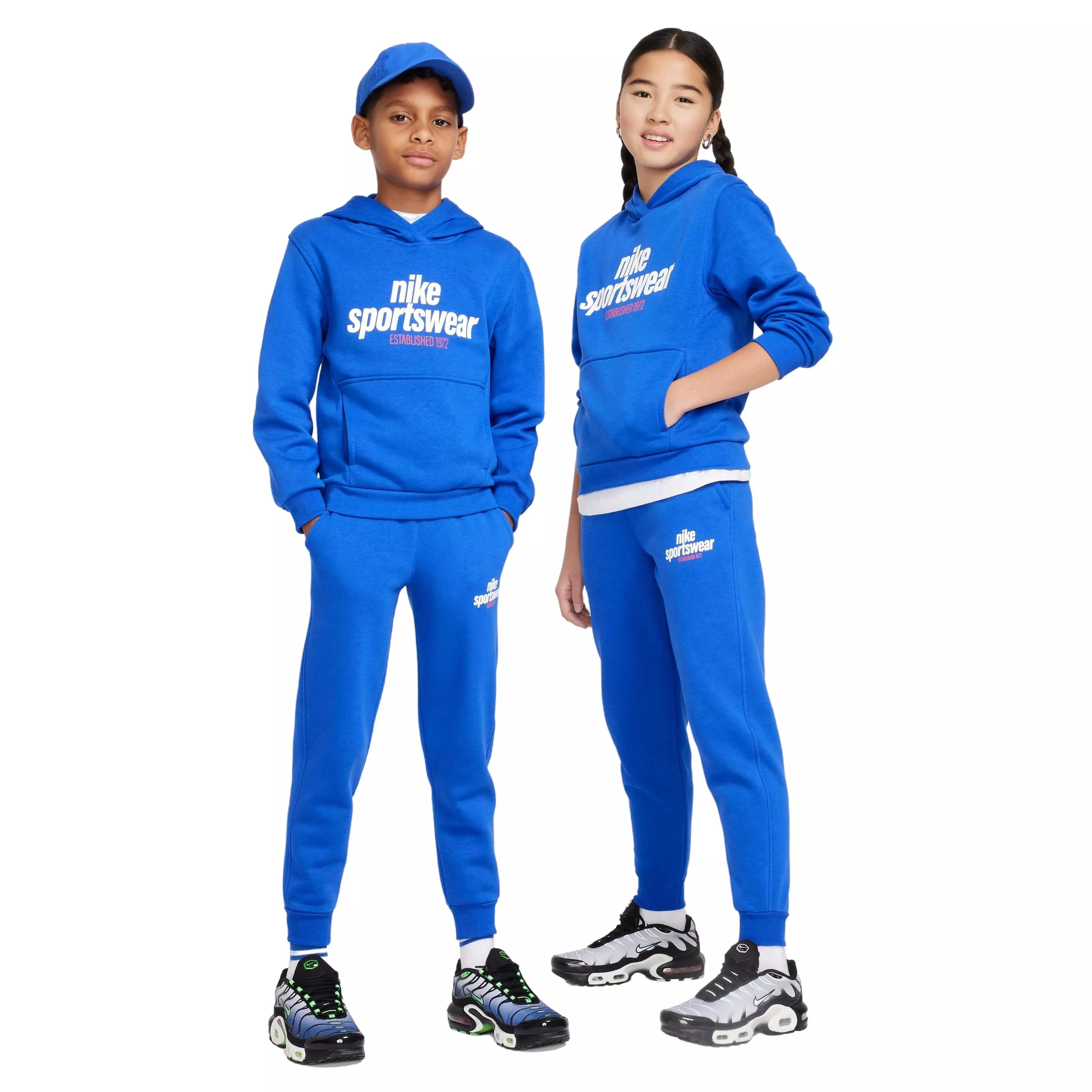 Nike Big Kids' Sportswear Club Fleece Hoodie - ROYAL