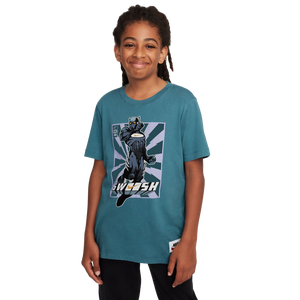 Nike Big Boys' Sportswear Tee-Blue