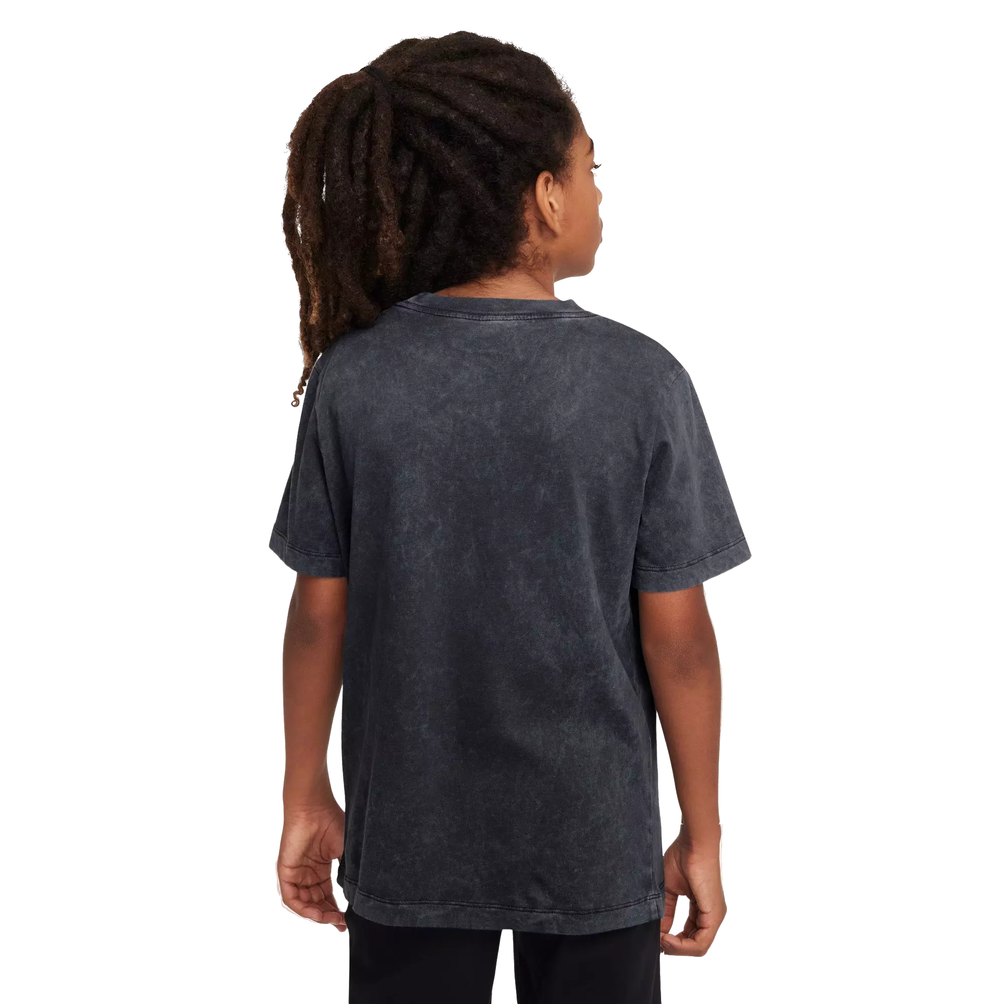 Nike Big Kids' Sportswear Tee-Black - BLACK