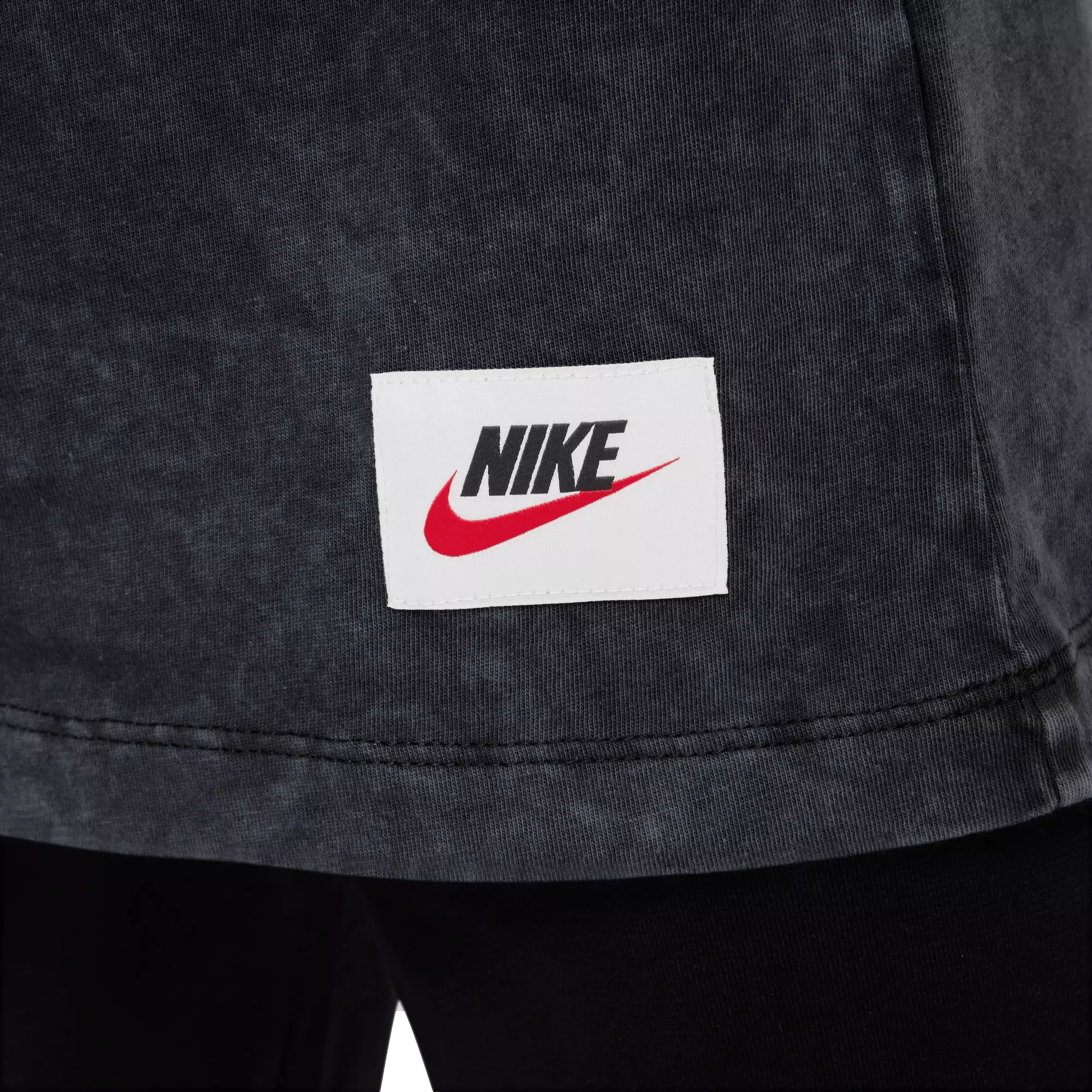 Nike Big Kids' Sportswear Tee-Black - BLACK