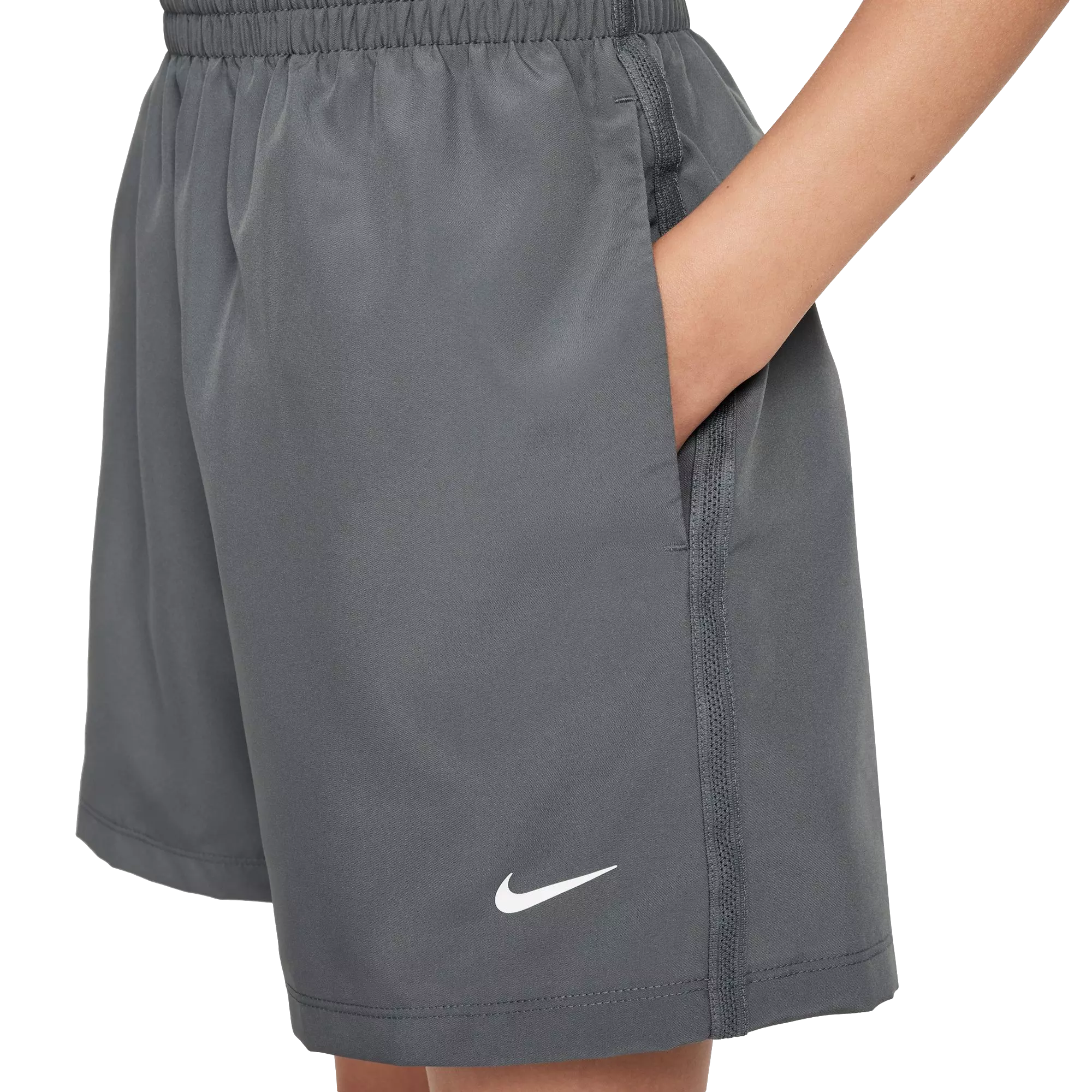 Nike Big Boys' Dri-FIT Woven Shorts - GREY