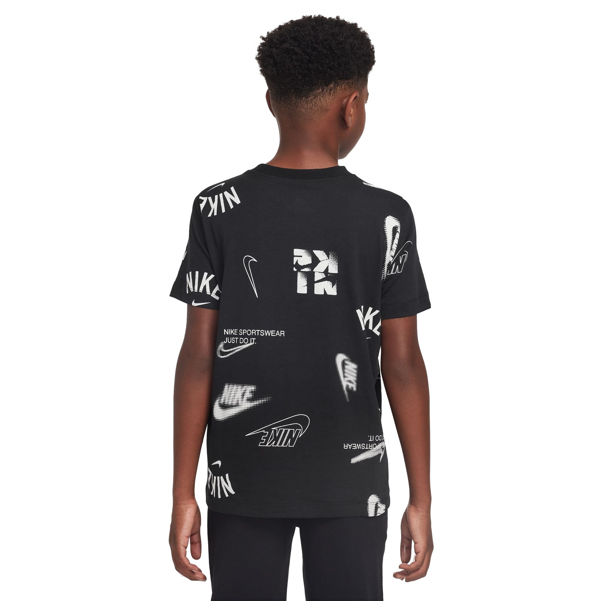 Nike Sportswear Club All Over Print Big Boys' Tee