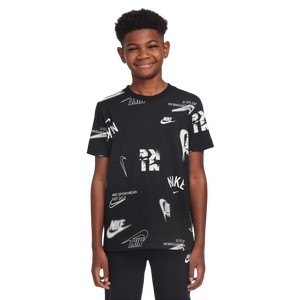 Nike Big Boys' Sportswear Club All Over Print Tee