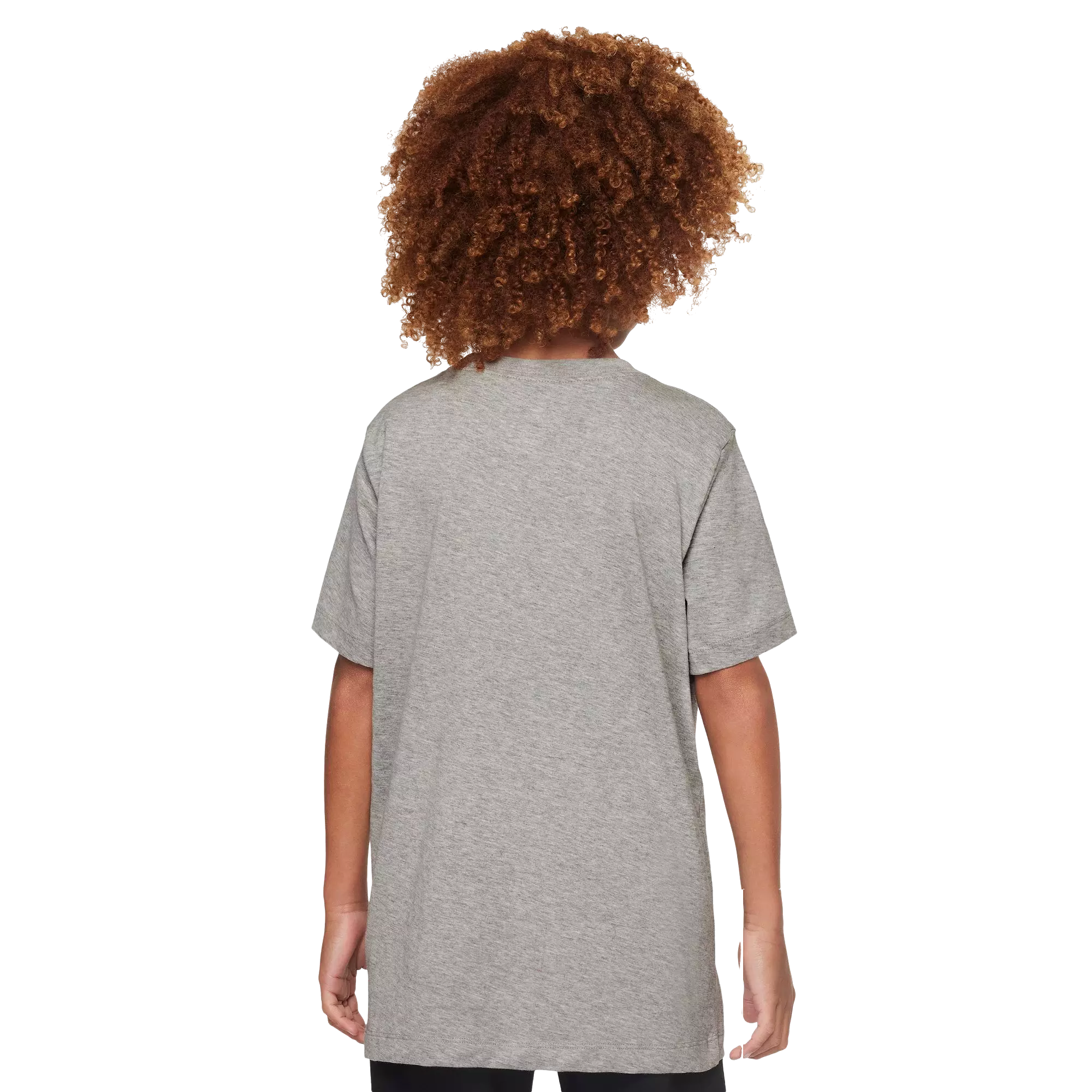 Nike Big Kids' Sportswear Tee-Grey - GREY