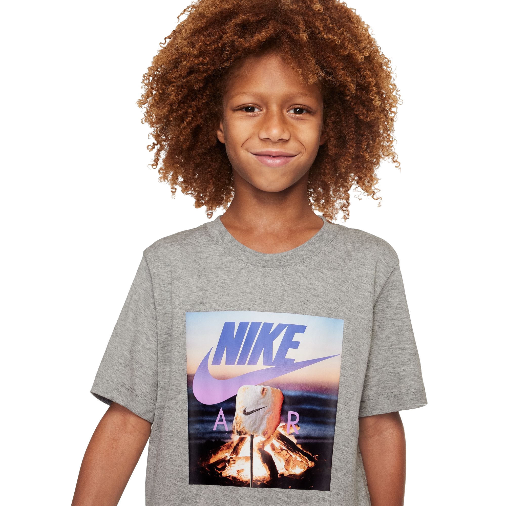 Nike Sportswear Big Kids' Grey Tee