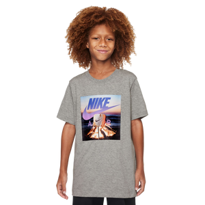 Nike Big Kids' Sportswear Tee-Grey