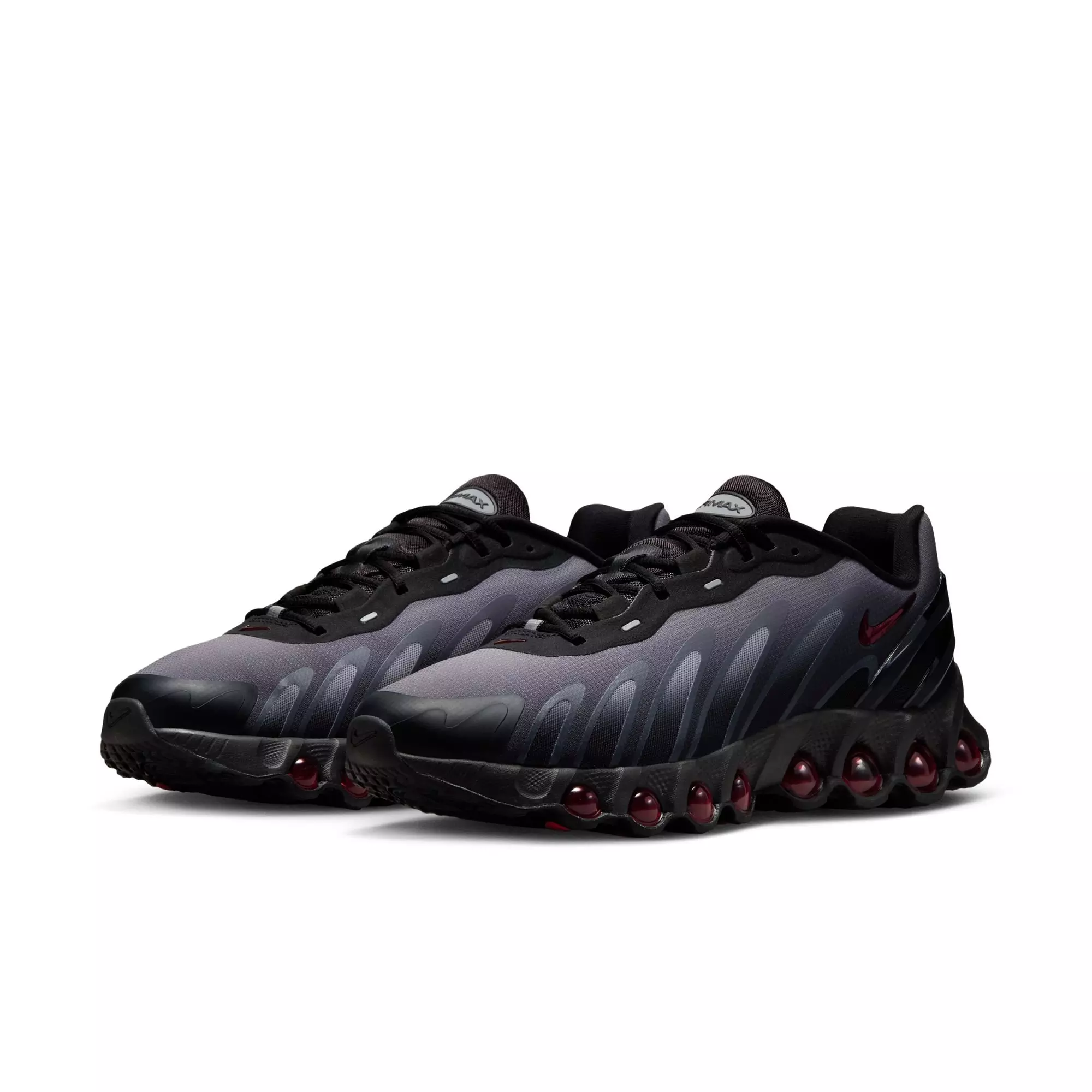 Nike Air Max Dn8 "Black/Gym Red/Anthracite/Pure Platinum" Men's Shoe - BLACK/RED