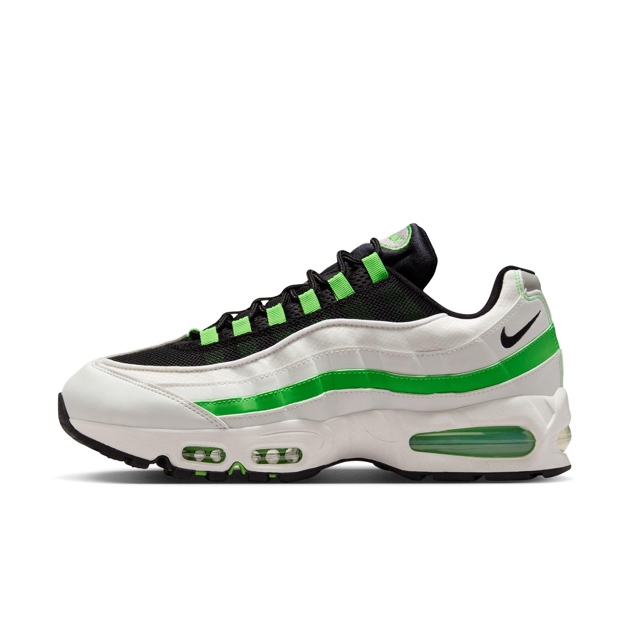 Nike Air Max 95 OG "Summit White/Black/Green Gusto" Men's Shoe - WHITE/GREEN Thumbnail View 3