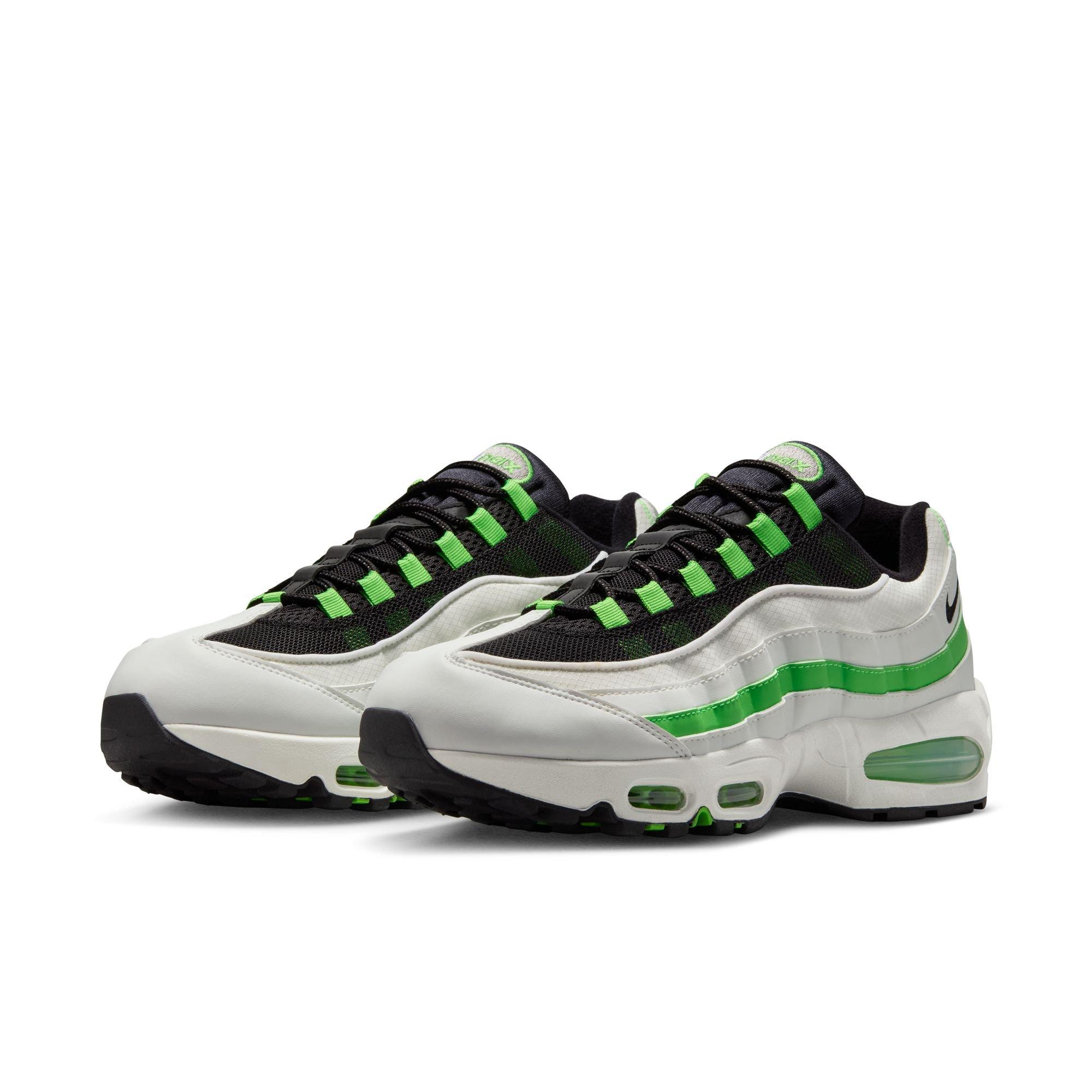 Nike Air Max 95 OG "Summit White/Black/Green Gusto" Men's Shoe - WHITE/GREEN Thumbnail View 5