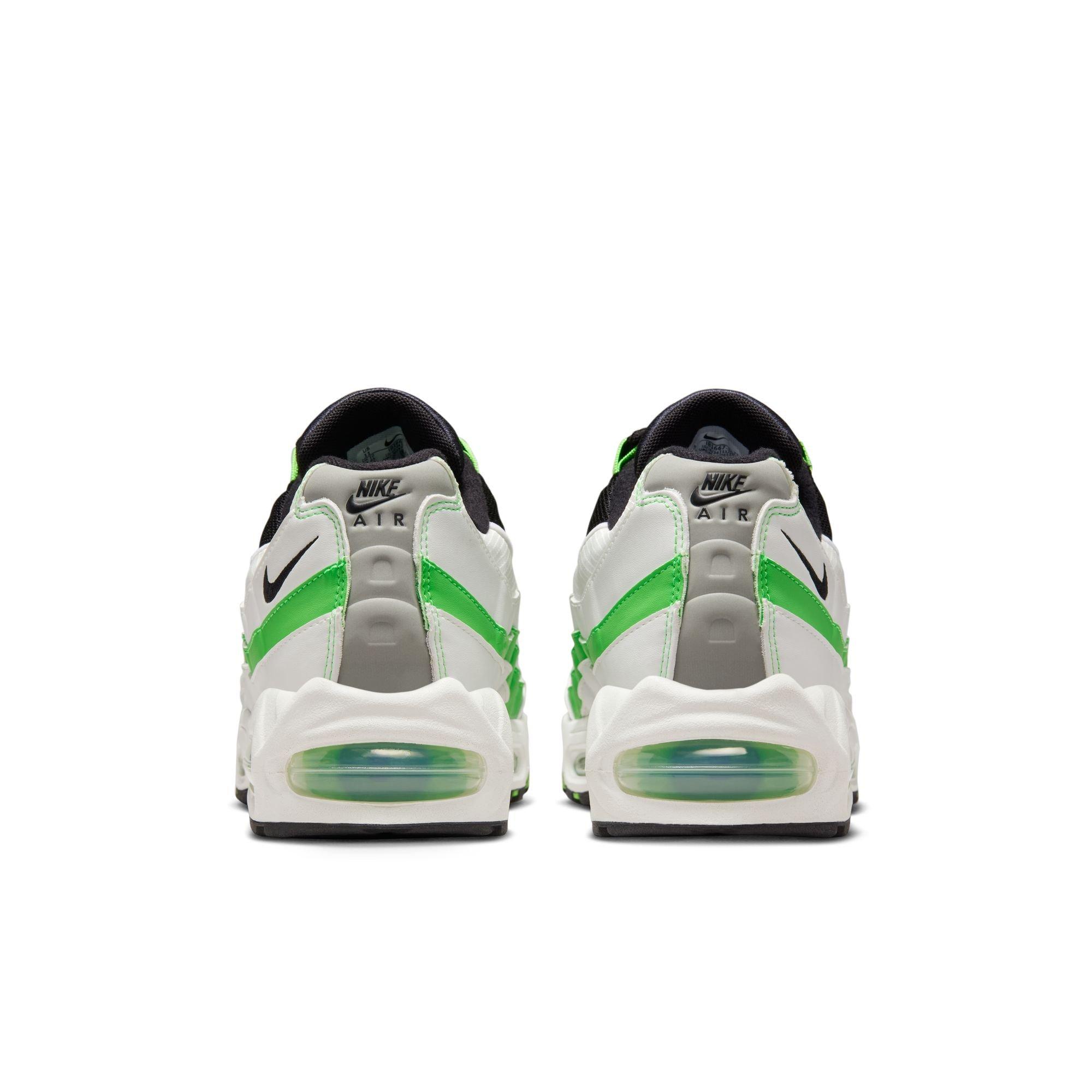 Nike Air Max 95 OG "Summit White/Black/Green Gusto" Men's Shoe - WHITE/GREEN Thumbnail View 7