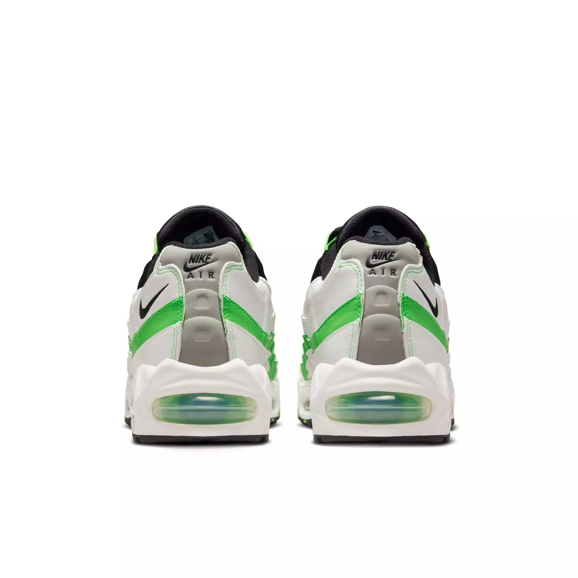 Nike Air Max 95 OG "Summit White/Black/Green Gusto" Men's Shoe - WHITE/GREEN