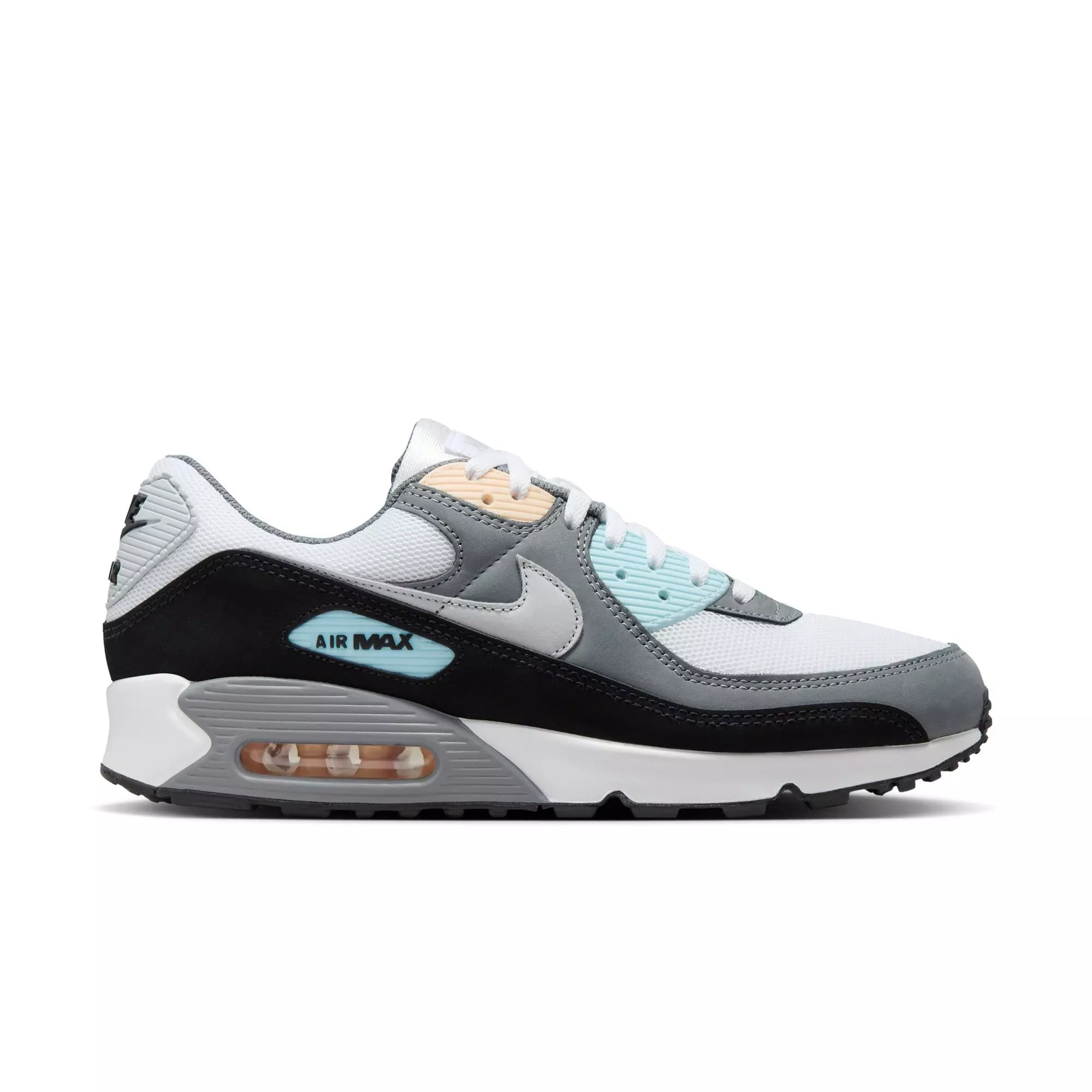 Nike Air Max 90 "Cool Grey/Pure Platinum/Black" Men's Shoe - WHITE/MULTI