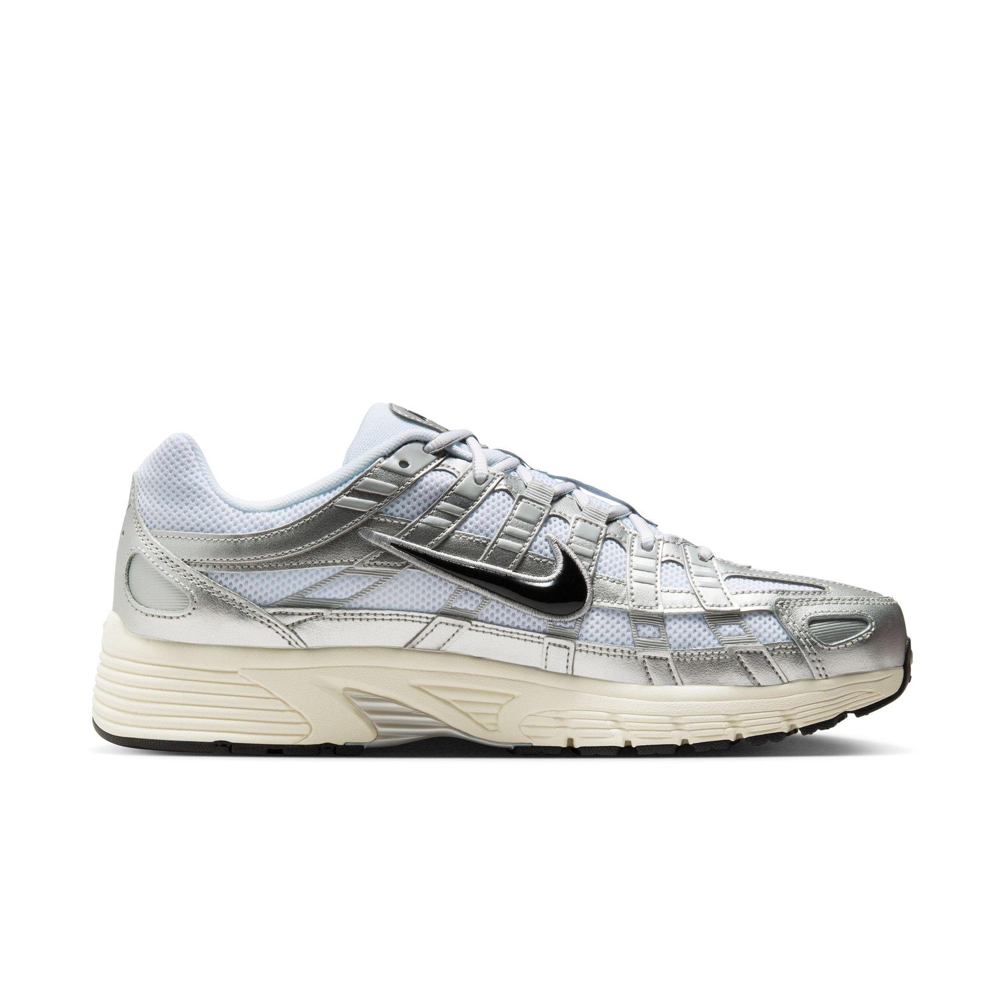 Nike P-6000 "White/Black/Metallic Silver/Flt Silver" Men's Shoe - WHITE/SILVER Thumbnail View 2